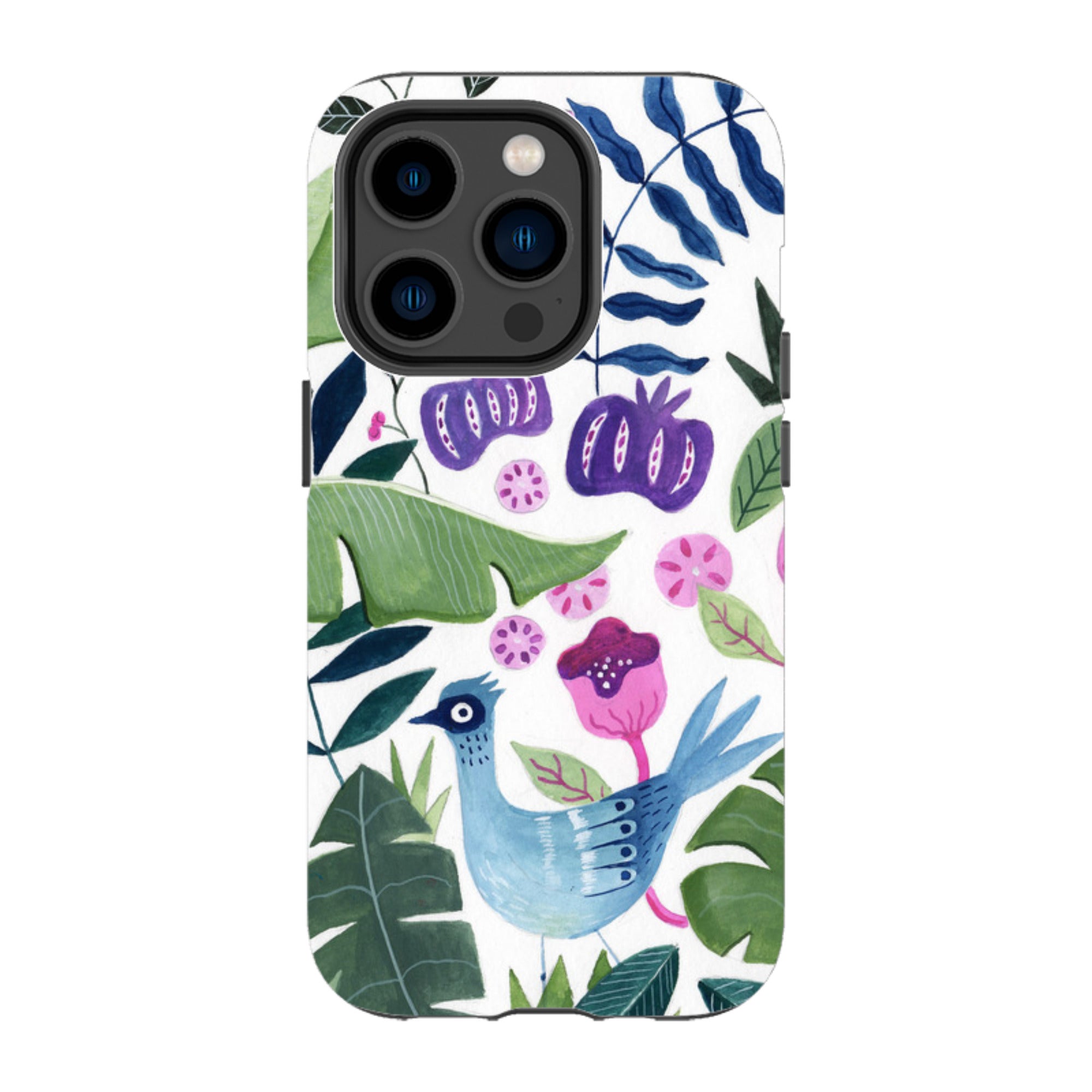 iPhone Tough Case - Birds In Forest By Bex Parkin