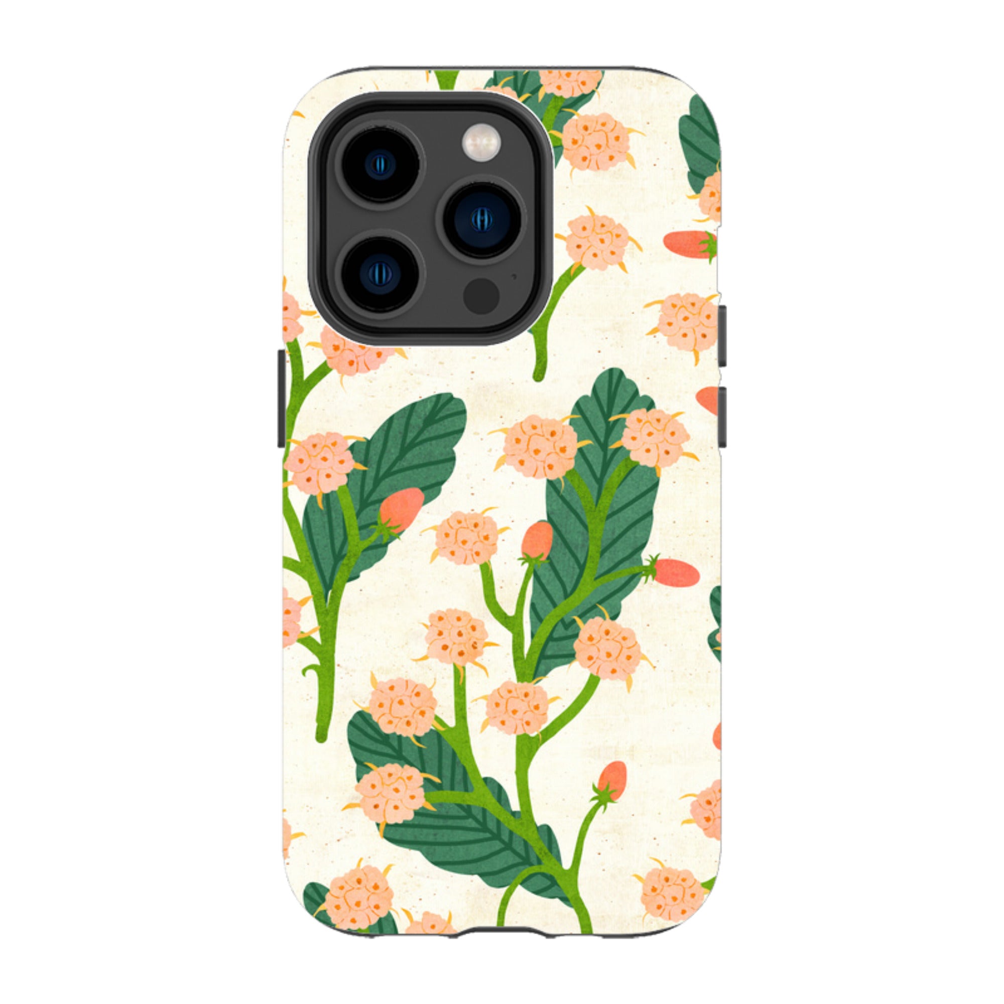 iPhone Tough Case - Summer Seeds Cream By Katherine Quinn