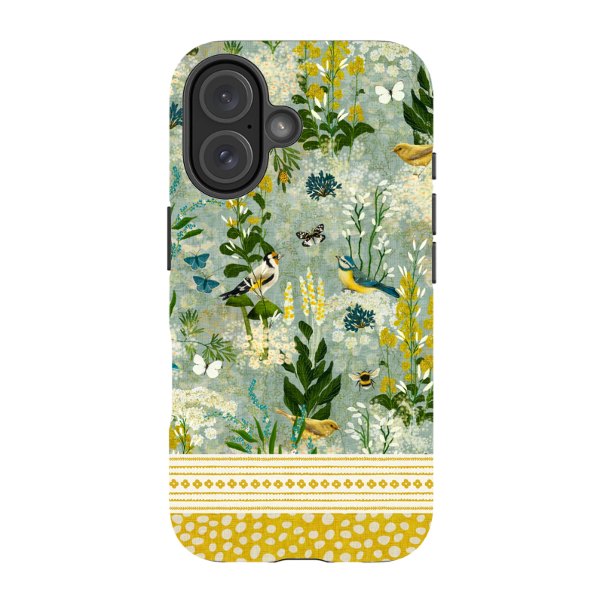 iPhone Tough Case - Song Bird Garden 2 By Katherine Quinn