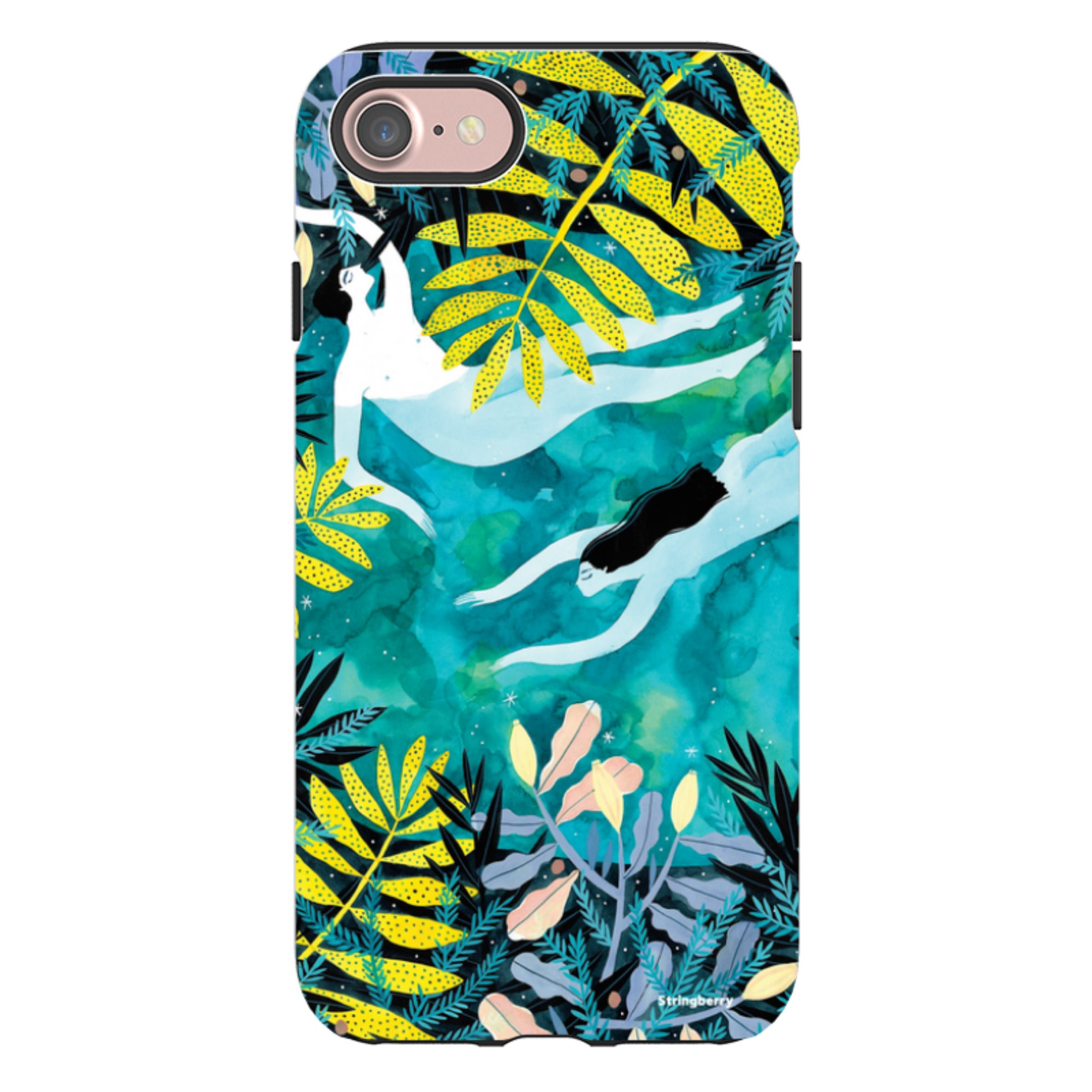 iPhone Tough Case - Night Swimming By Madalina Andronic