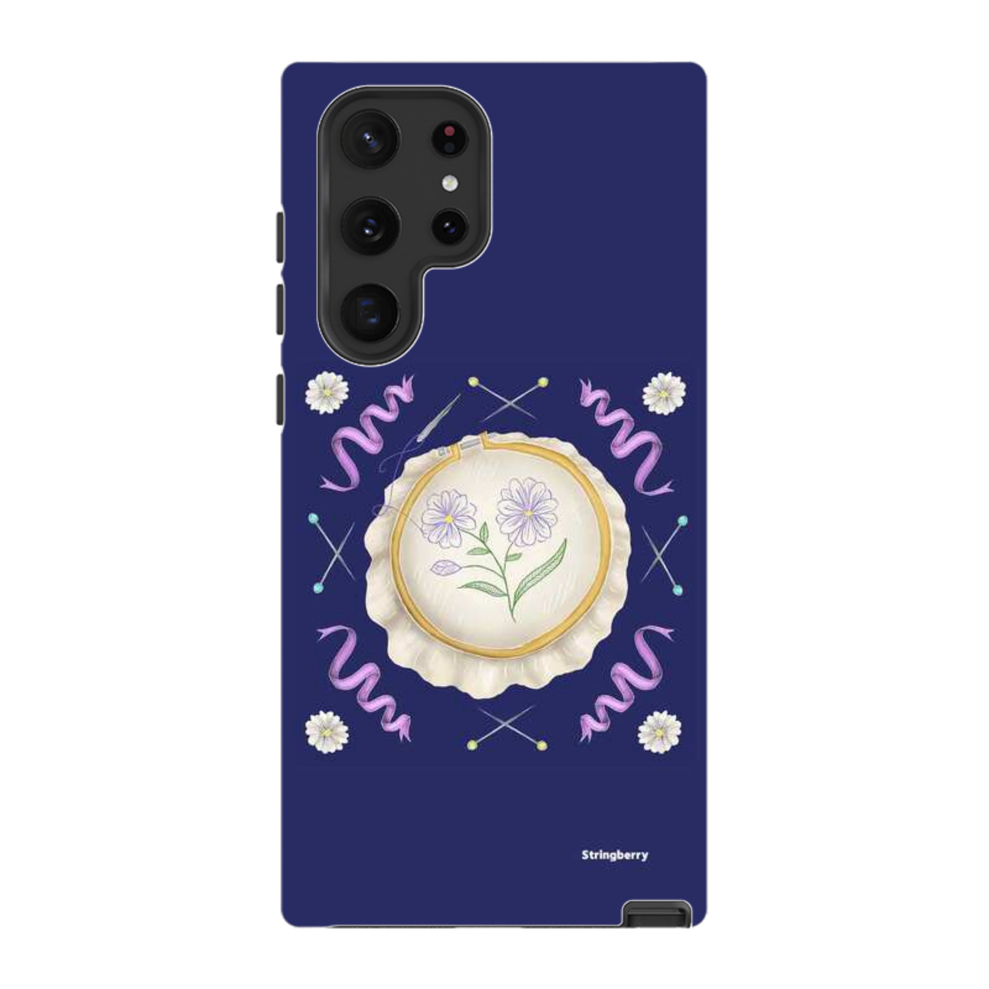Samsung Tough Case - Daisy Needlework By Catherine Rowe