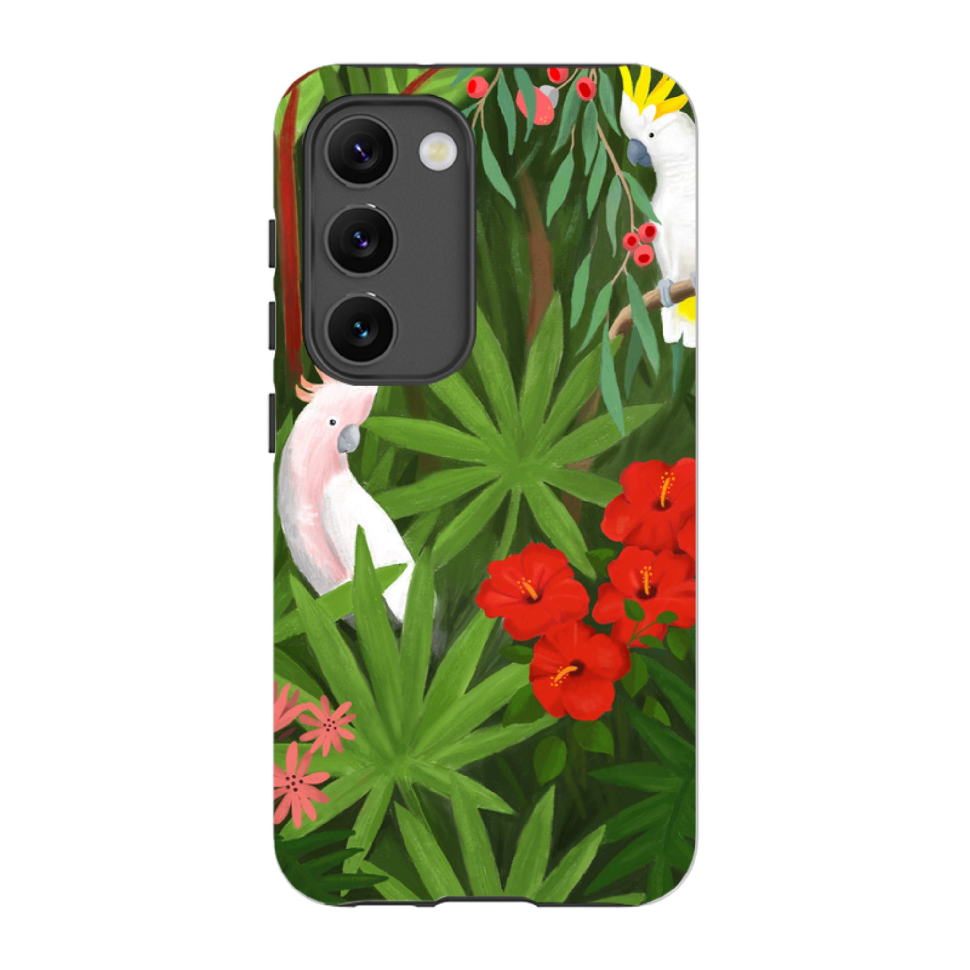 Samsung Tough Case - Cockatoo Jungle By Bex Parkin