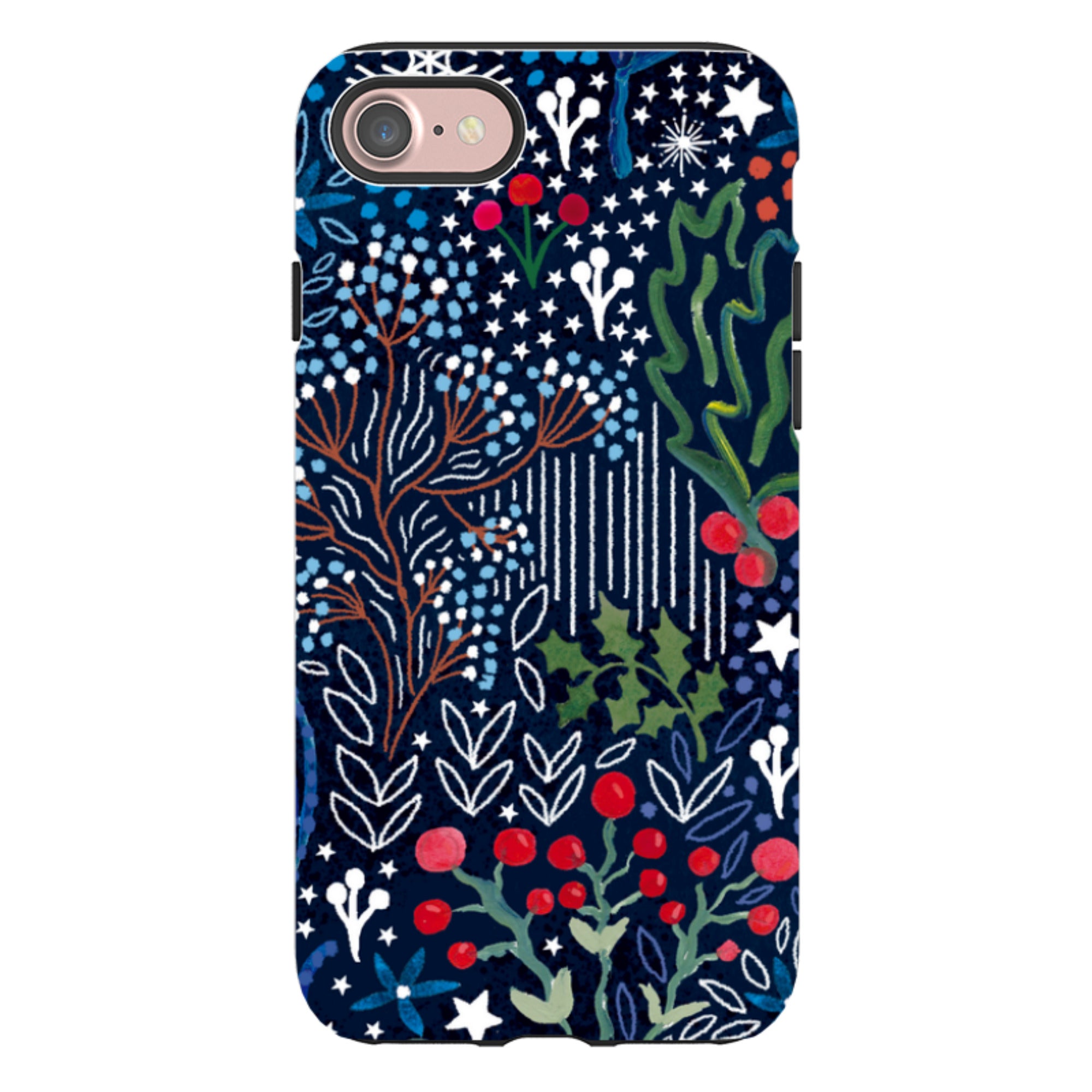 iPhone Tough Case - Winter Flowers II By Emma Frances Grant