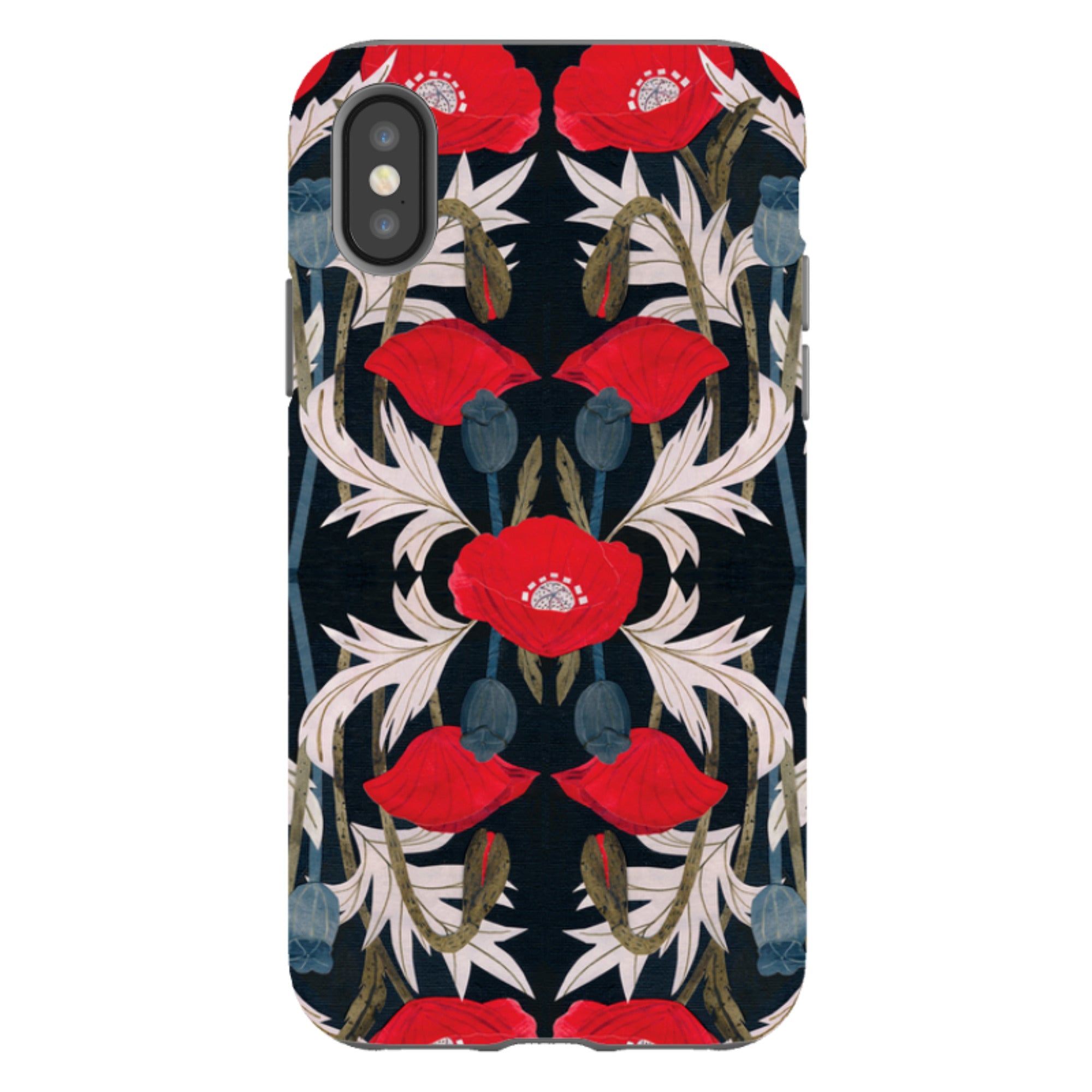 iPhone Tough Case - Poppy By Tracey English