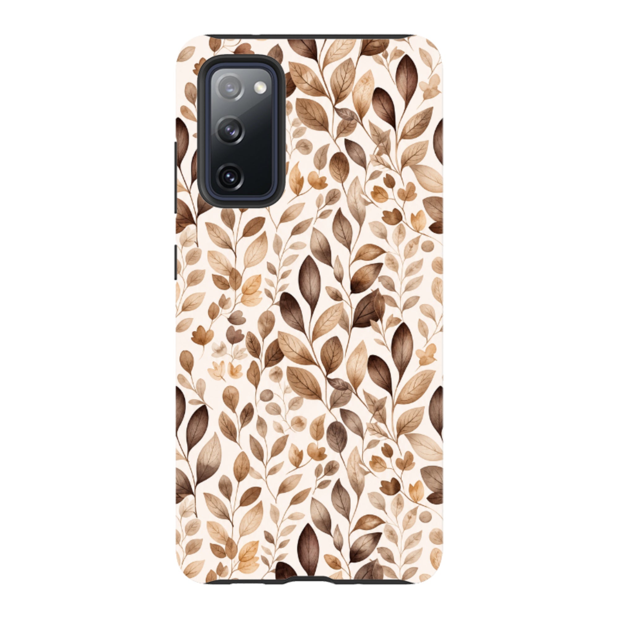 Samsung Tough Case - Beige Aesthetic Leaves