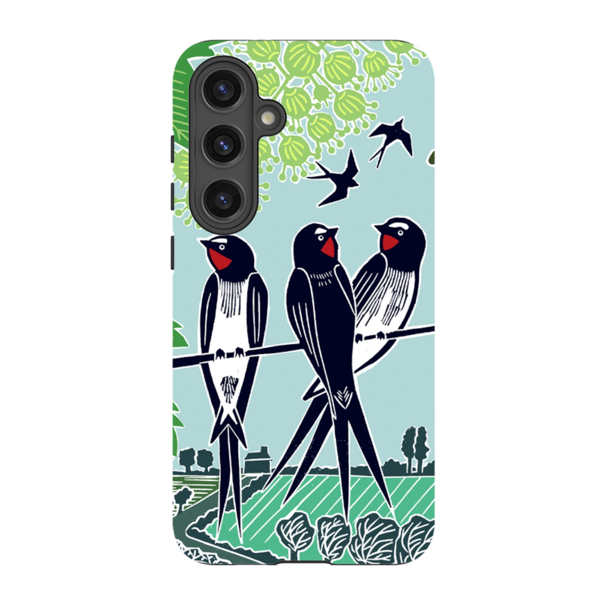 Samsung Tough Case - Swallows By Kate Heiss