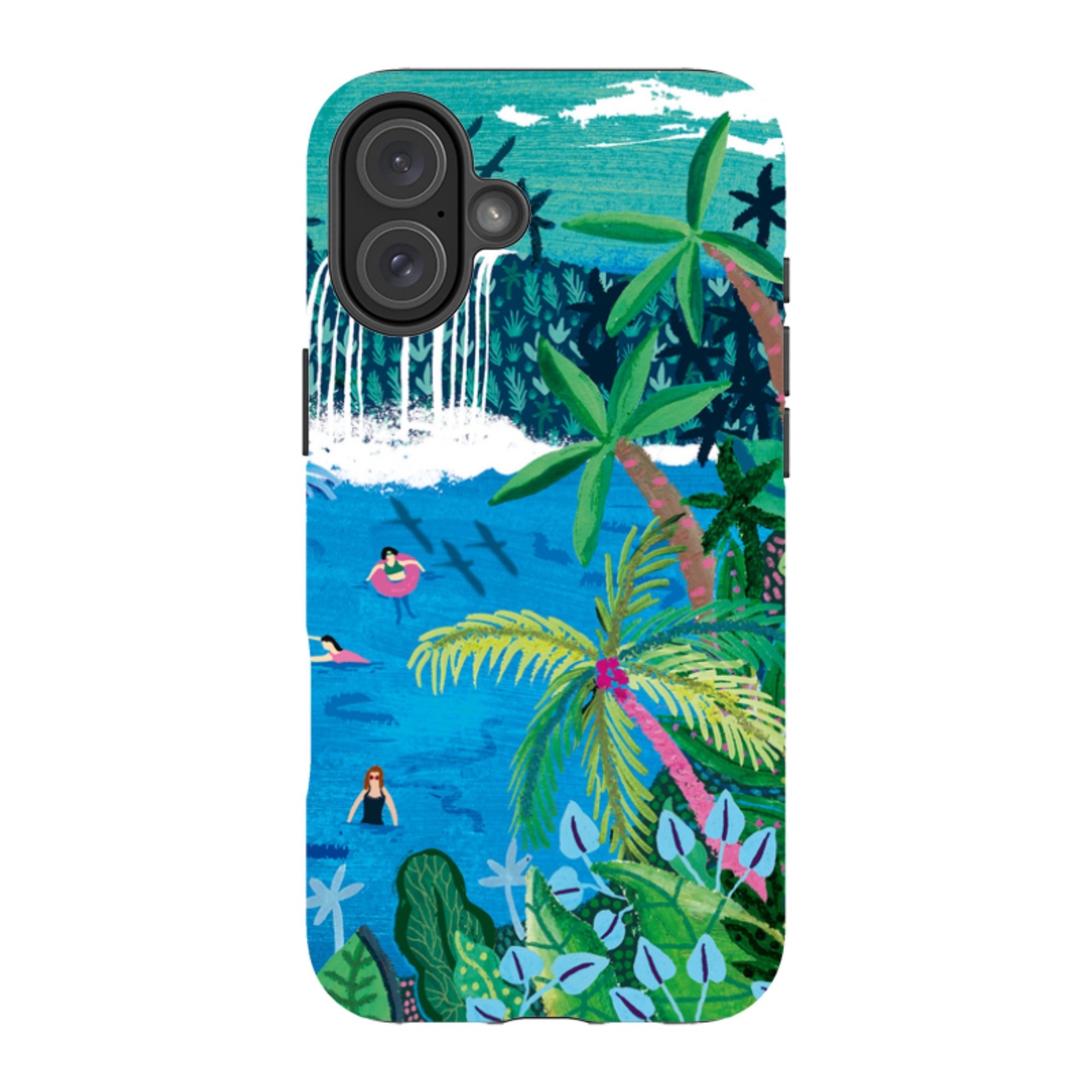 iPhone MagSafe Tough Case - Palm Pool II By Emma Frances Grant