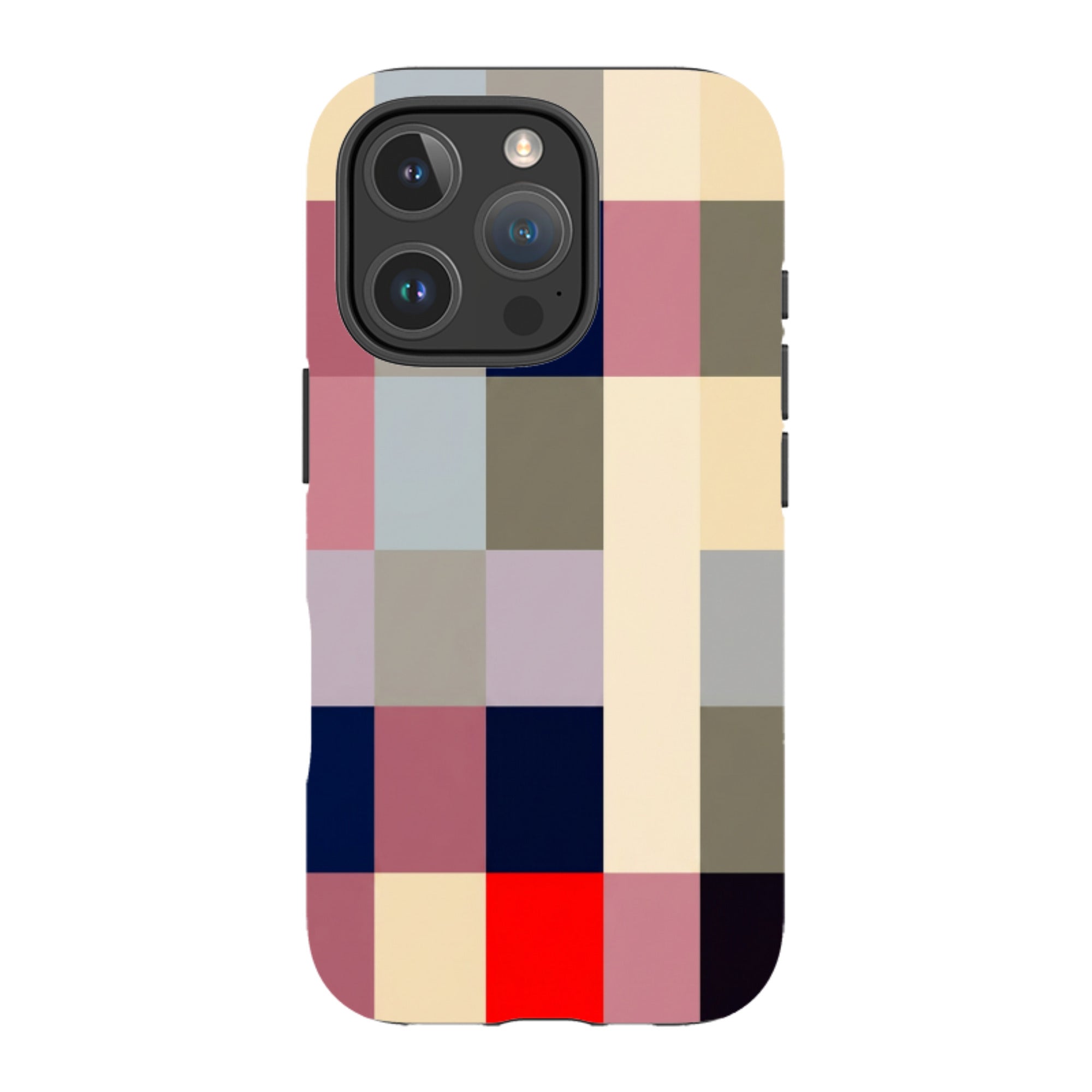 iPhone Tough Case - Retro Plaid