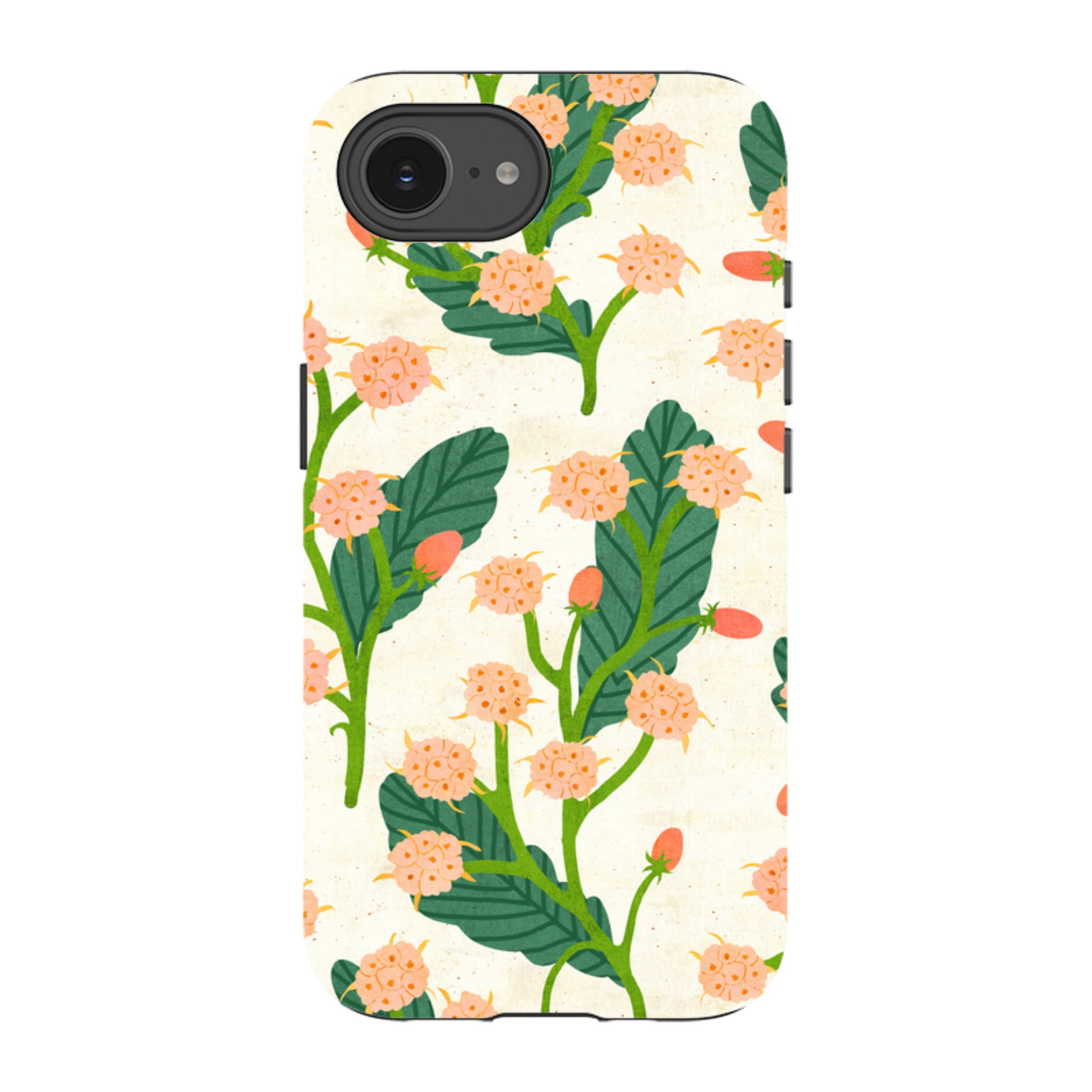 iPhone Tough Case - Summer Seeds Cream By Katherine Quinn