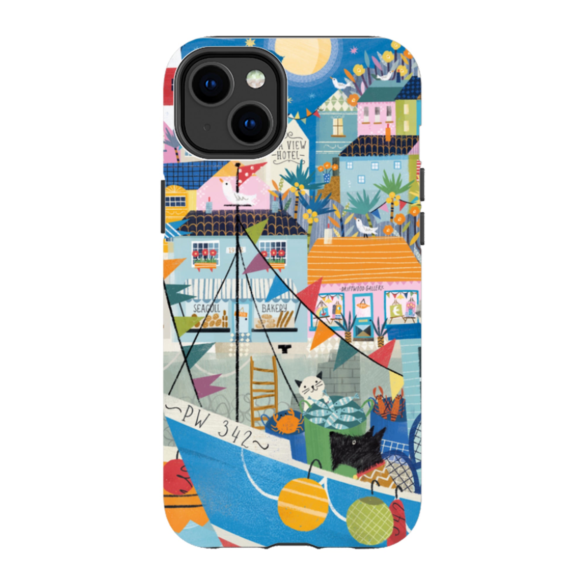 iPhone Case - Night Harbour 2 By Ali Brookes