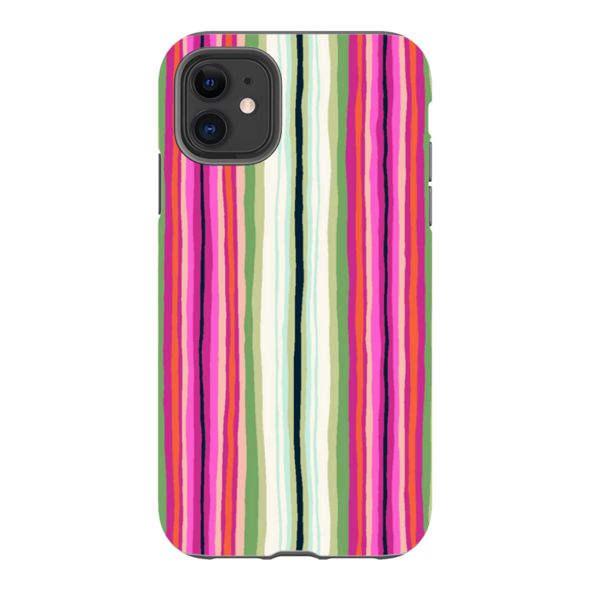 iPhone Tough Case - Atelier Stripe Windflower By Sarah Campbell