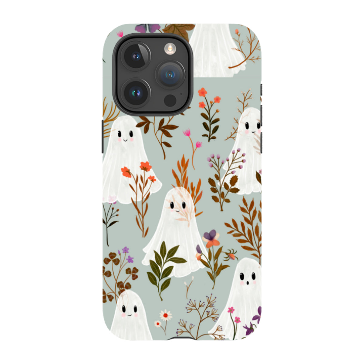 iPhone Tough Case - Ghost in the Garden - Dusty Gourd By Katherine Quinn