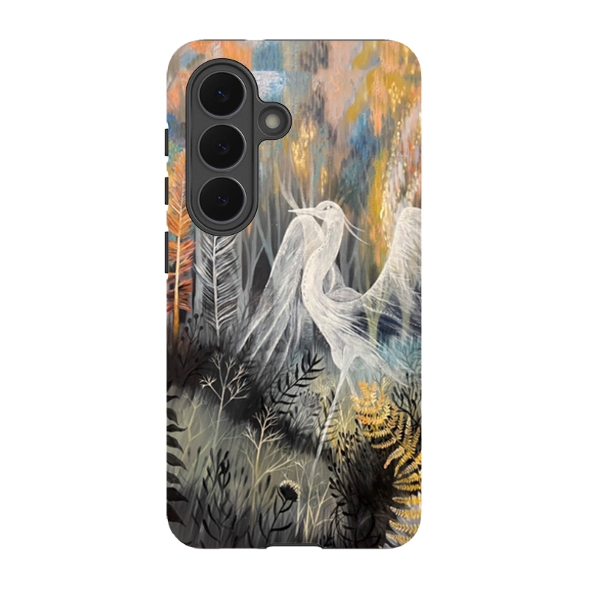 Samsung Tough Case - Ghost Heron By Mia Underwood