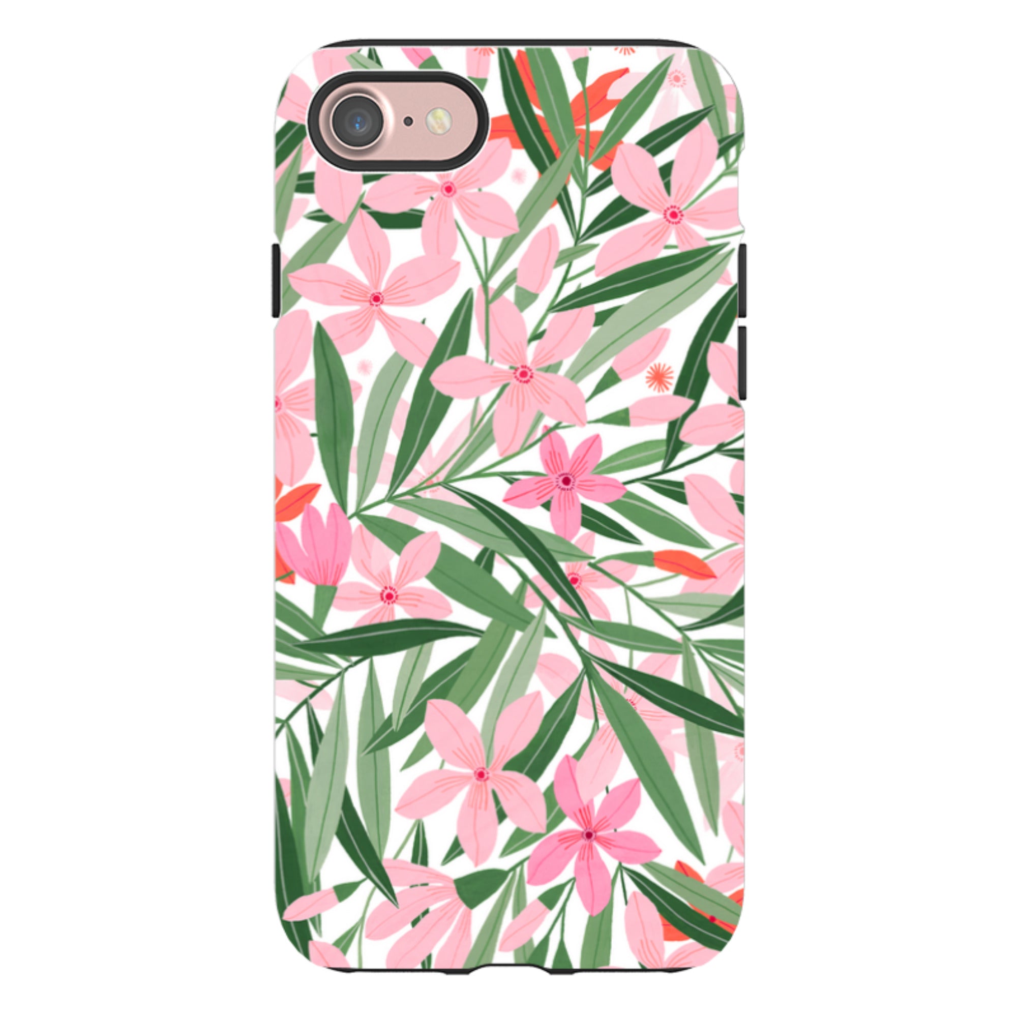 iPhone Tough Case - Oleandro Pattern By Madalina Andronic