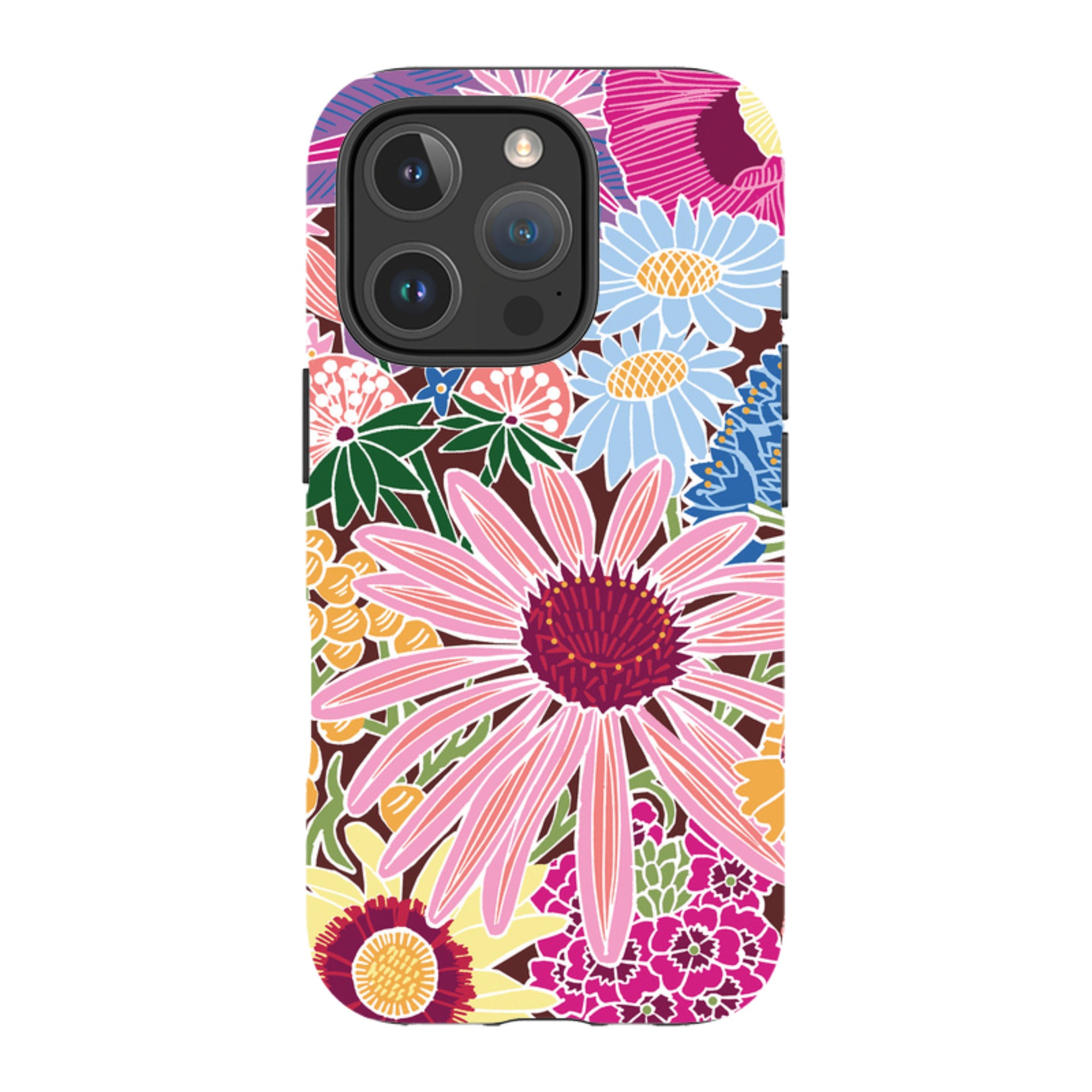 iPhone Tough Case - Jigsaw Floral 1 By Kate Heiss