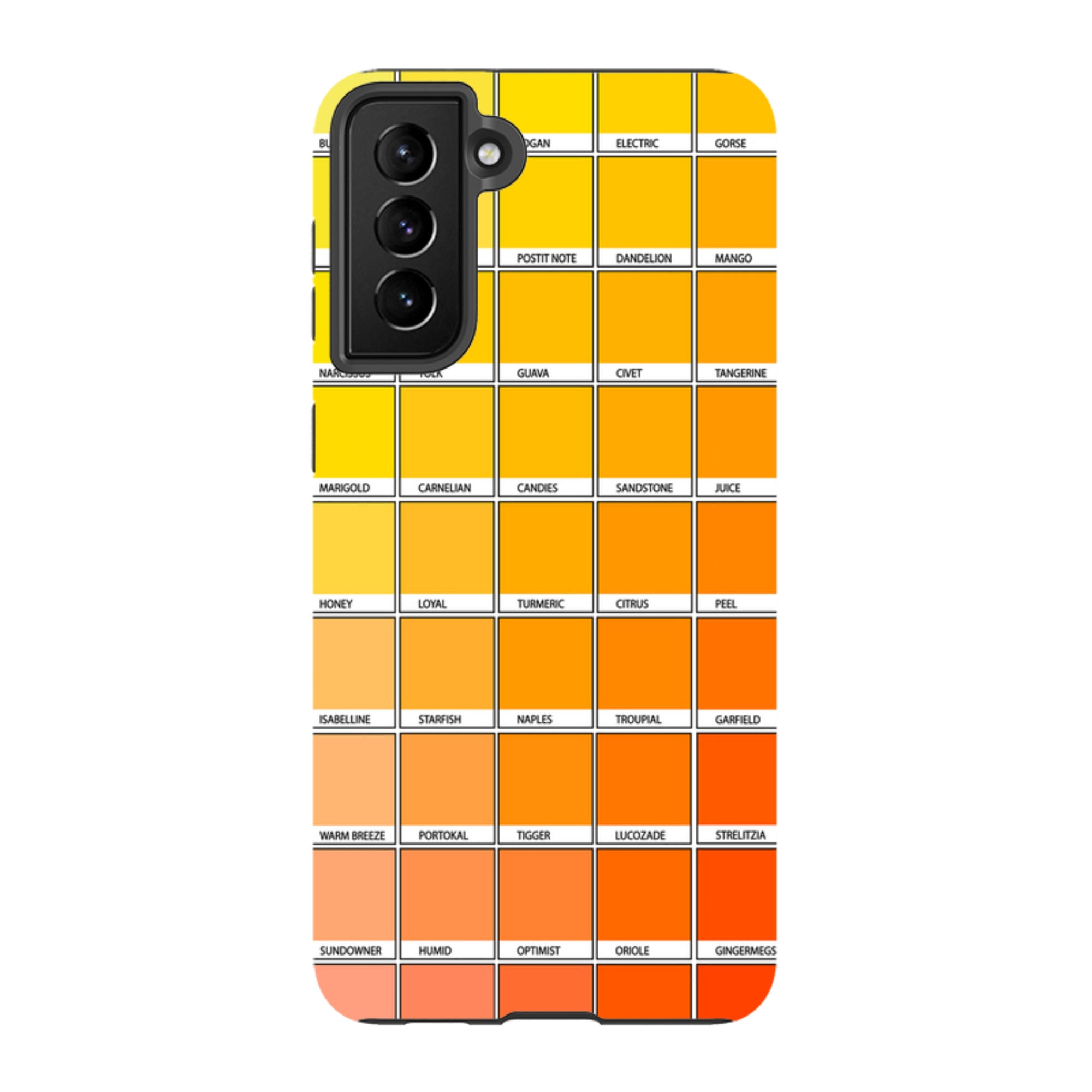 Samsung Tough Case - Yellow Chromology By Kitty Joseph