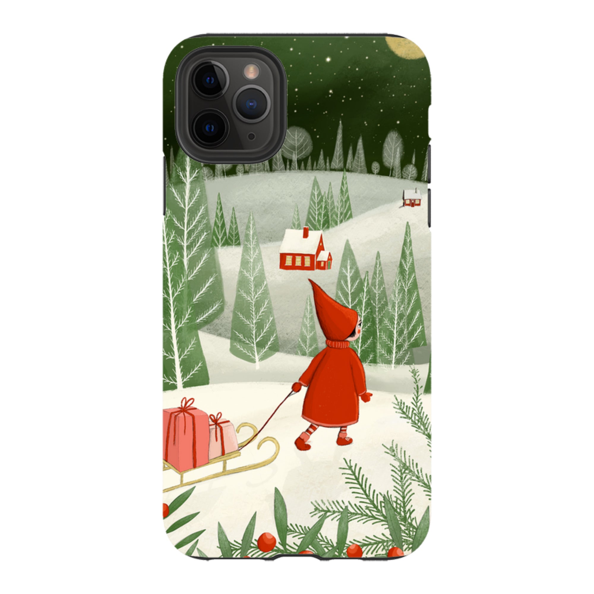 iPhone Tough Case - Christmas Night By Maja Lindberg