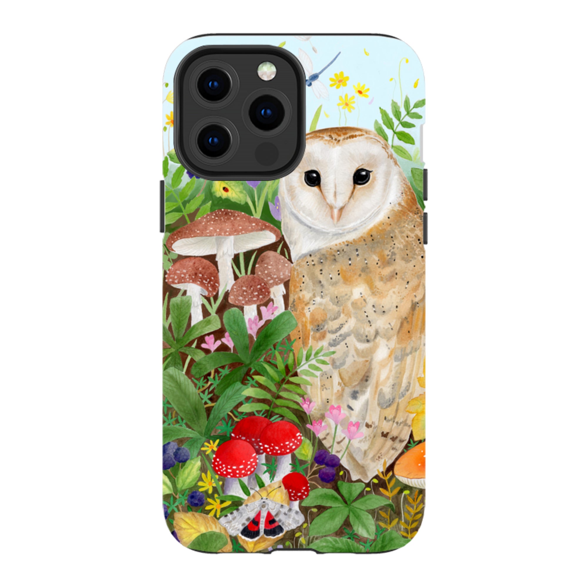 iPhone Tough Case - Owl Garden By Bex Parkin