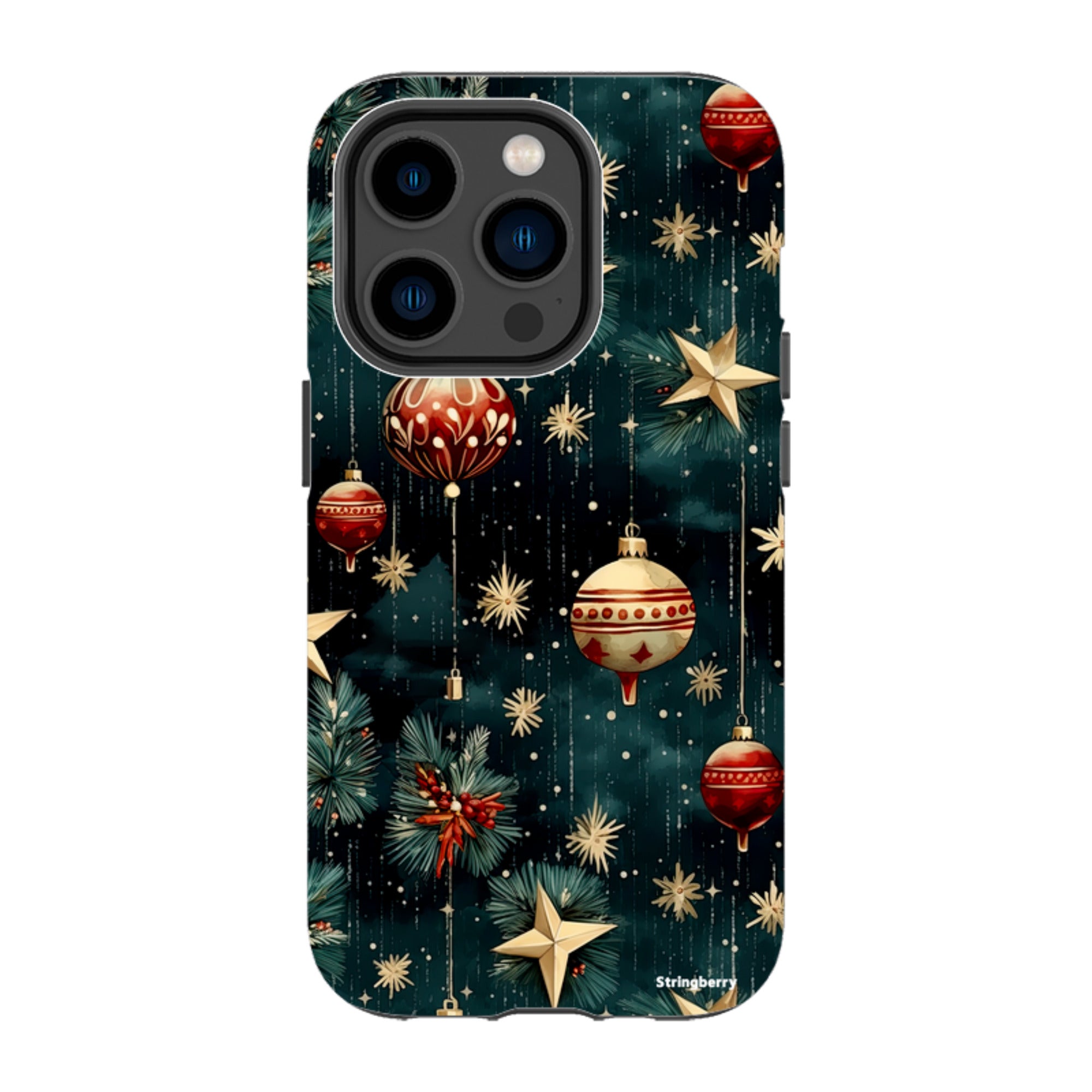 iPhone Tough Case - Christmas Baubles III