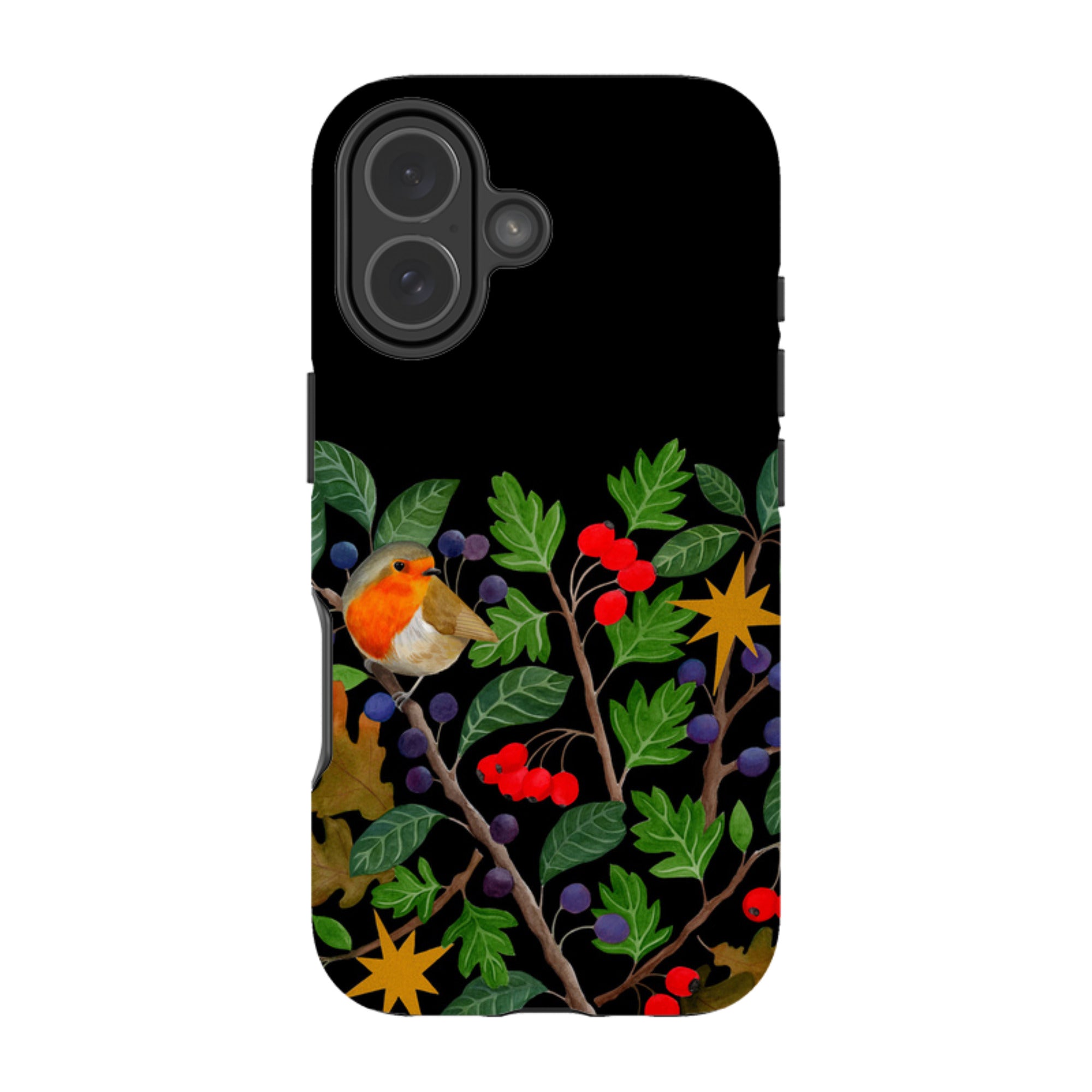 iPhone Tough Case - Sloe Robin By Bex Parkin