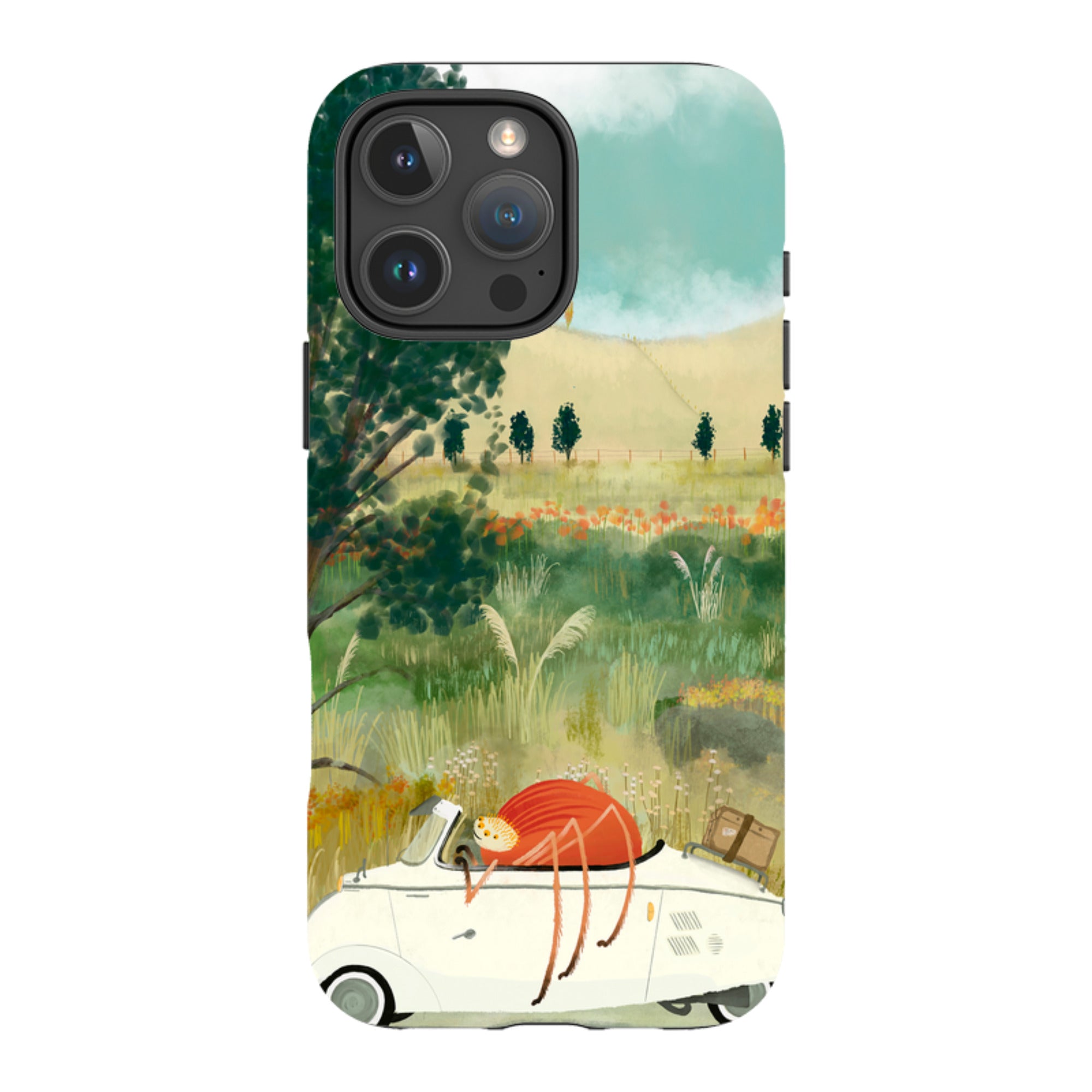 iPhone MagSafe Tough Case -  Happy Travels By Katherine Quinn