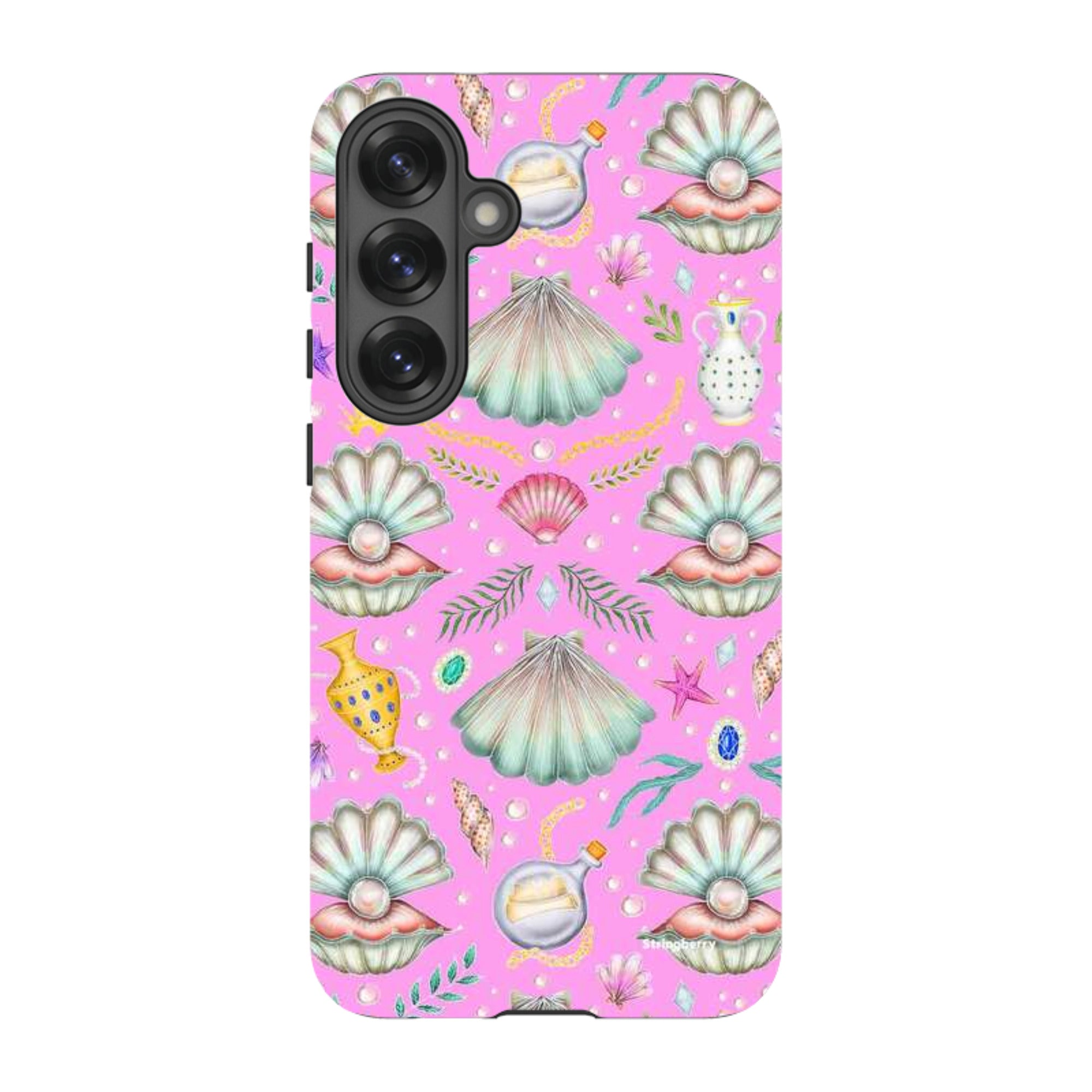 Samsung Tough Case - Pearl's Fantasy Candy Pink By Catherine Rowe