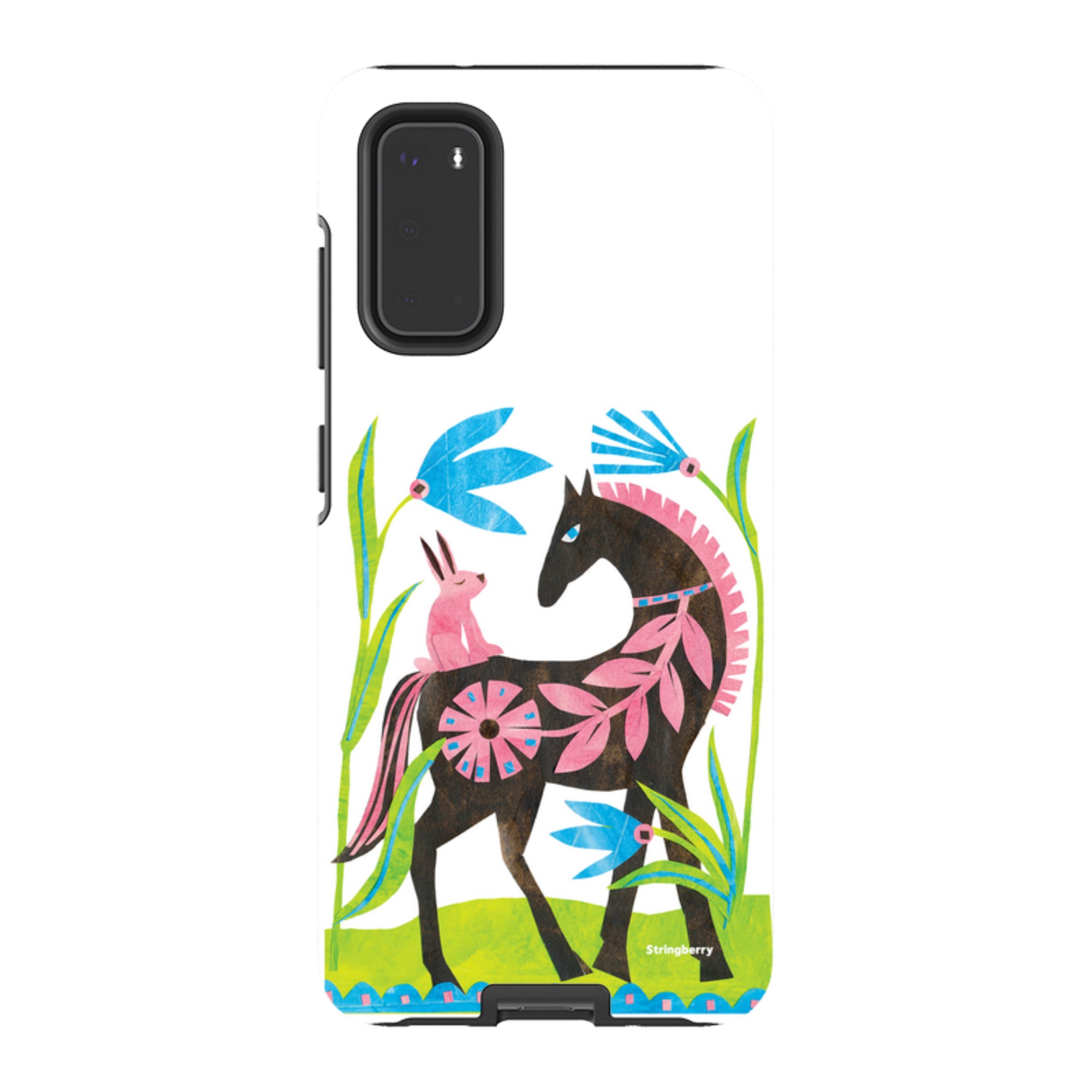 Samsung Tough Case - Folk Horse And Bunny By Tracey English