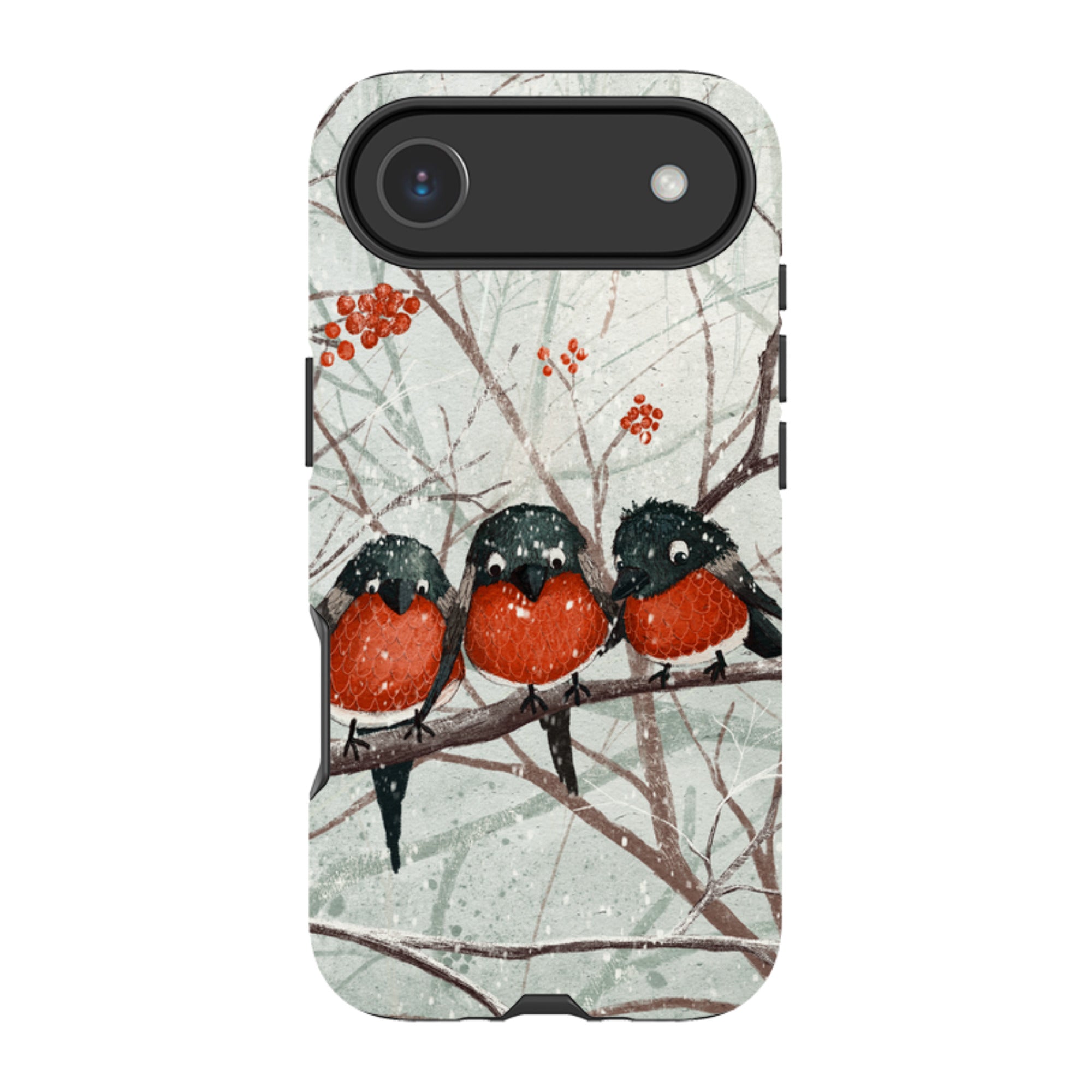 iPhone Tough Case - Frosted Branches By Maja Lindberg