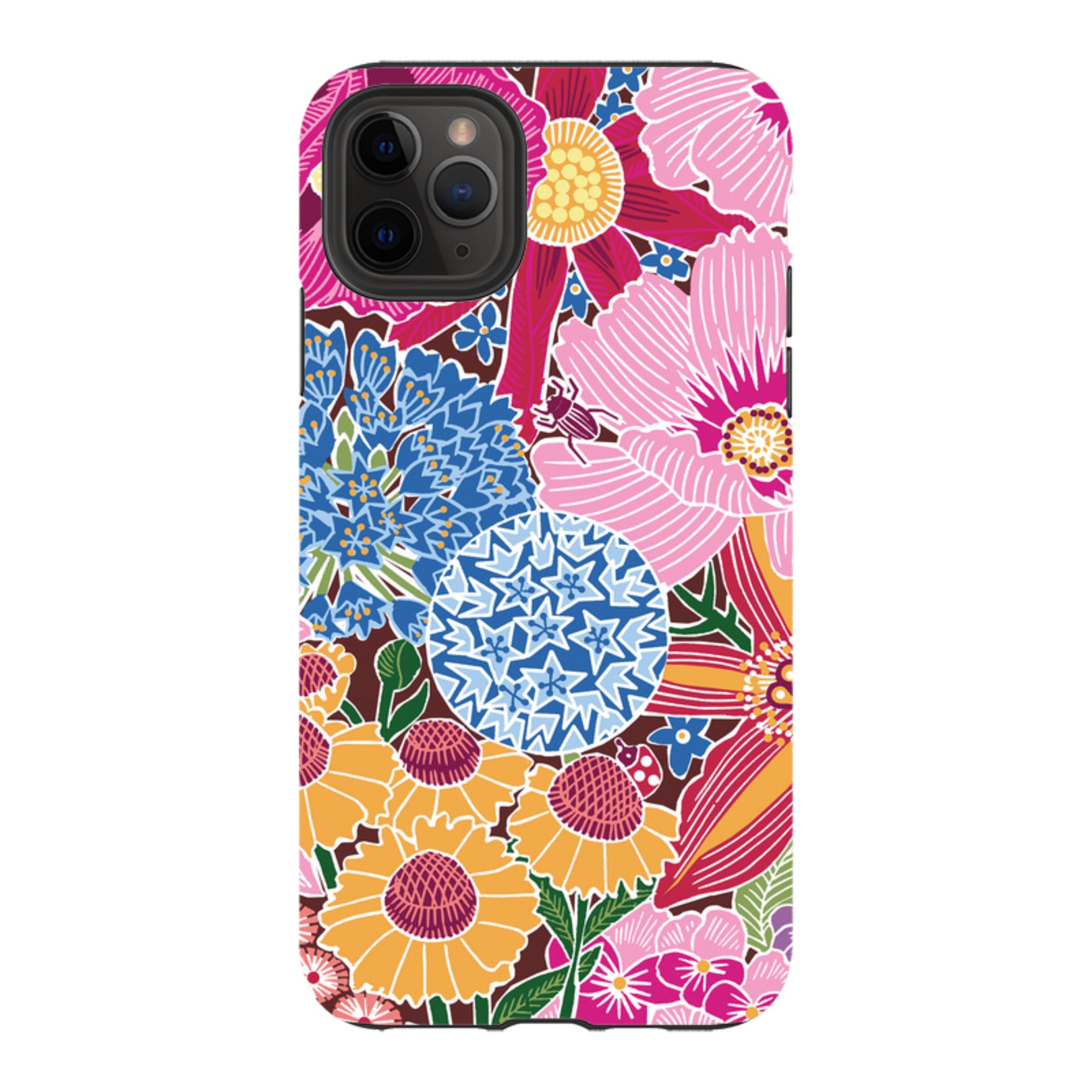 iPhone Tough Case - Jigsaw Floral 2 By Kate Heiss