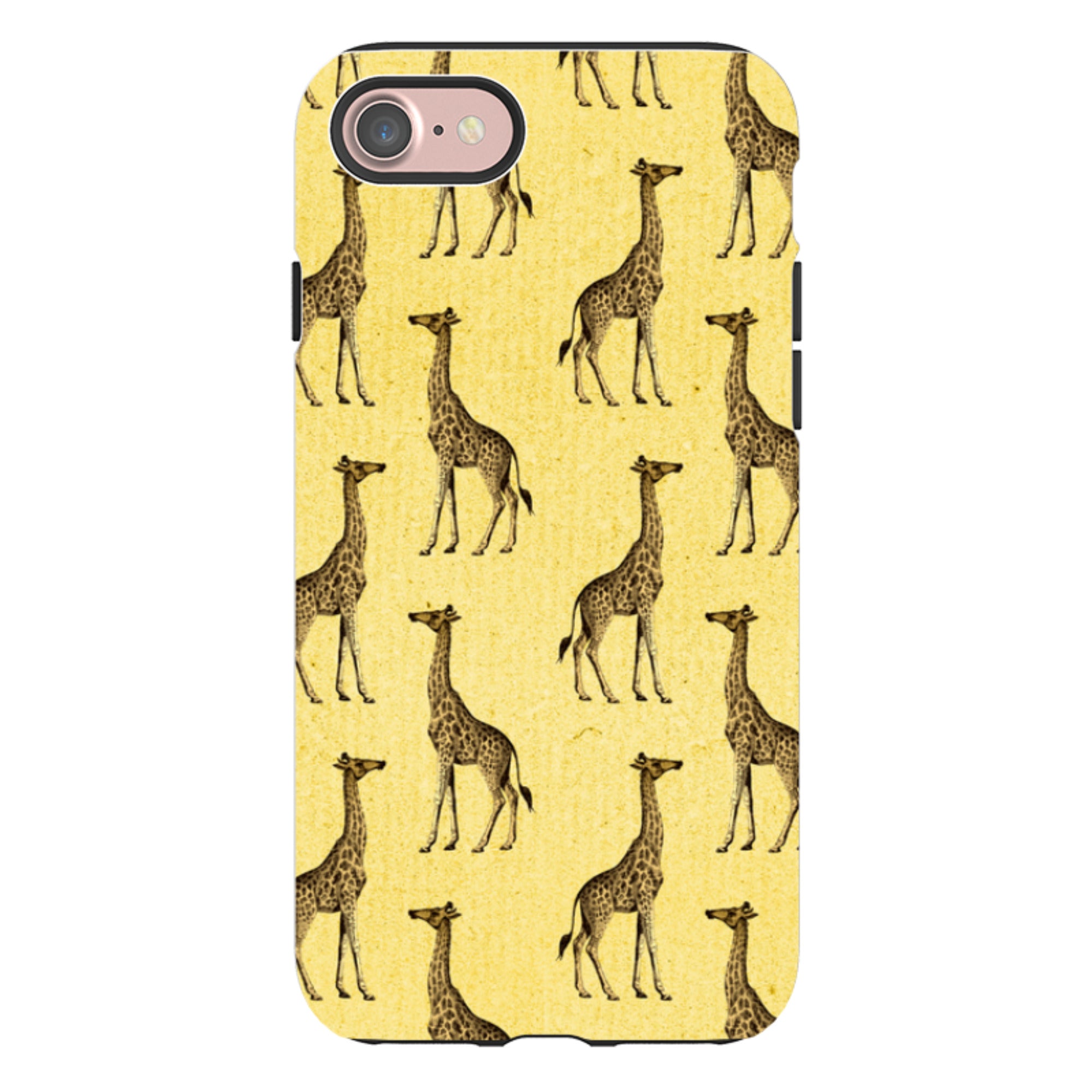 iPhone Tough Case - Yellow Giraffe