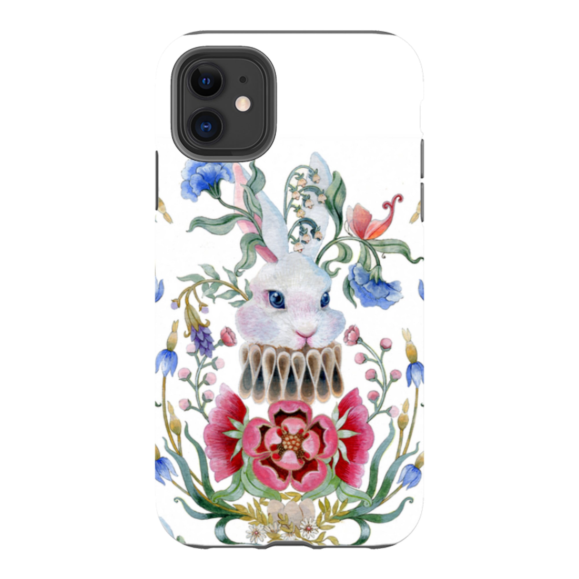 iPhone Tough Case - White Rabbit By Maria Matos