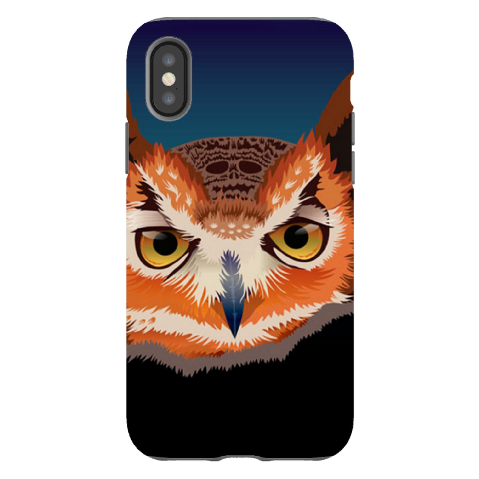 iPhone Tough Case - Owl By Mia Underwood