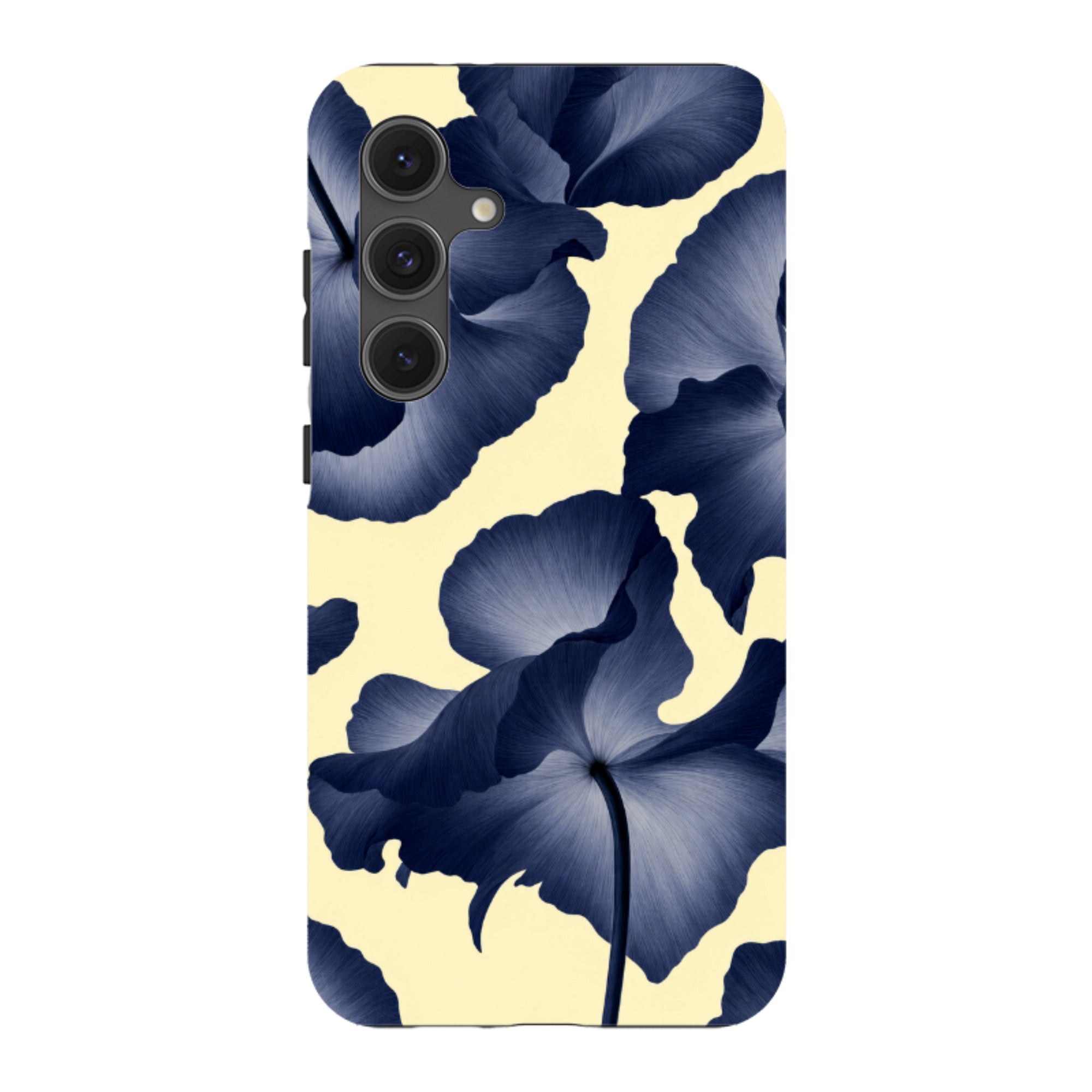 Samsung Tough Case - Navy Blue Poppy
