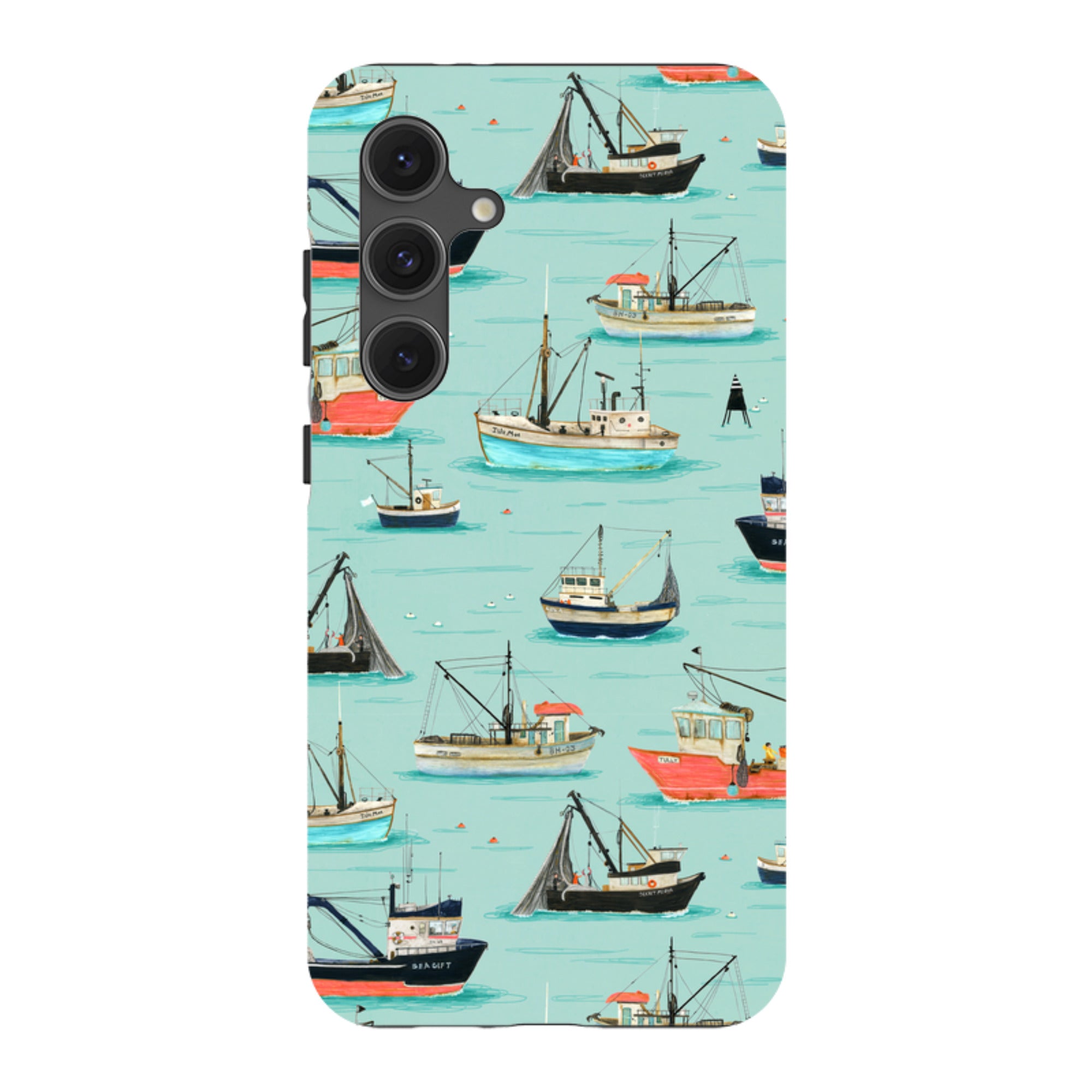 Samsung Tough Case - Fishing Boats By Katherine Quinn