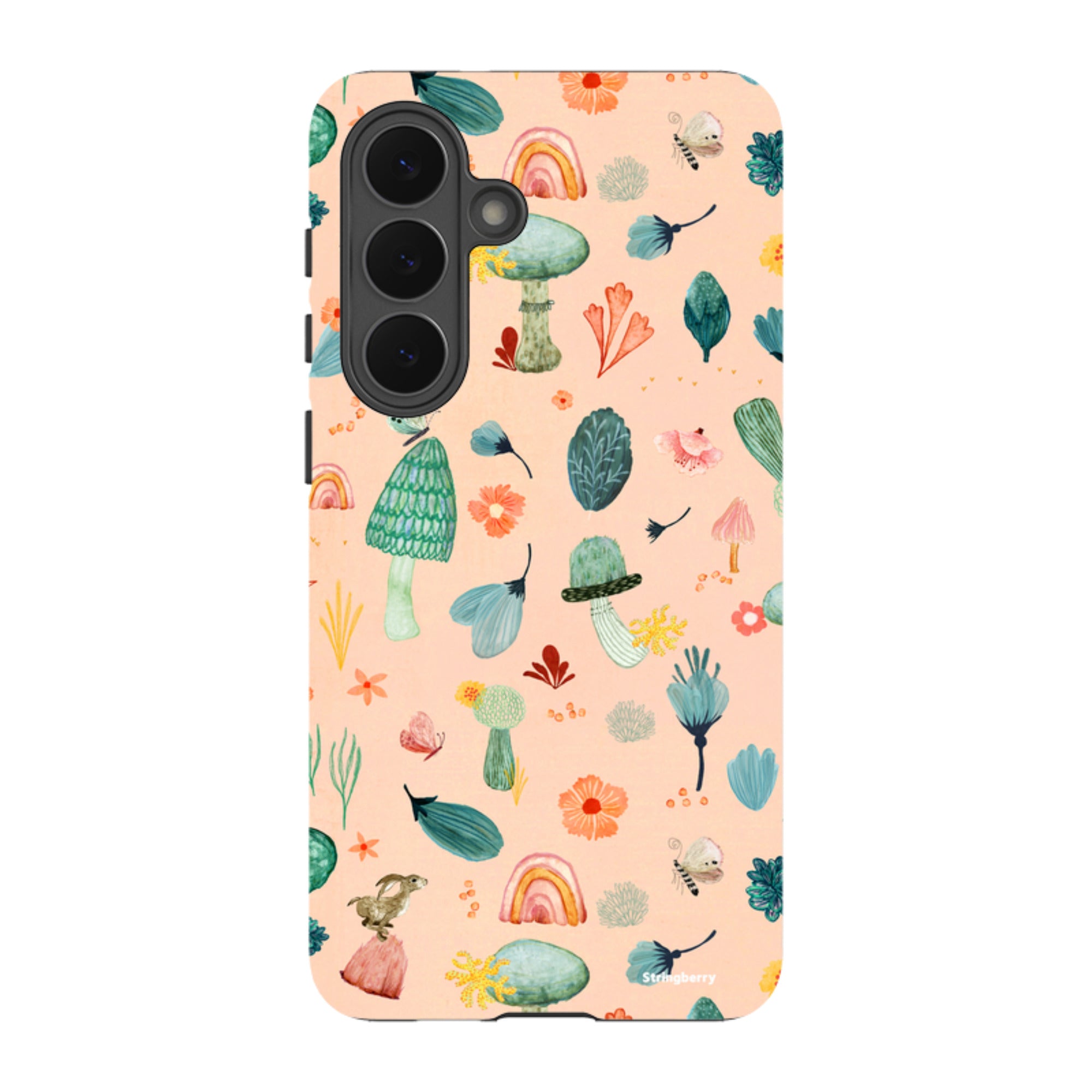 Samsung Tough Case - Mushroom World Pink By Katherine Quinn