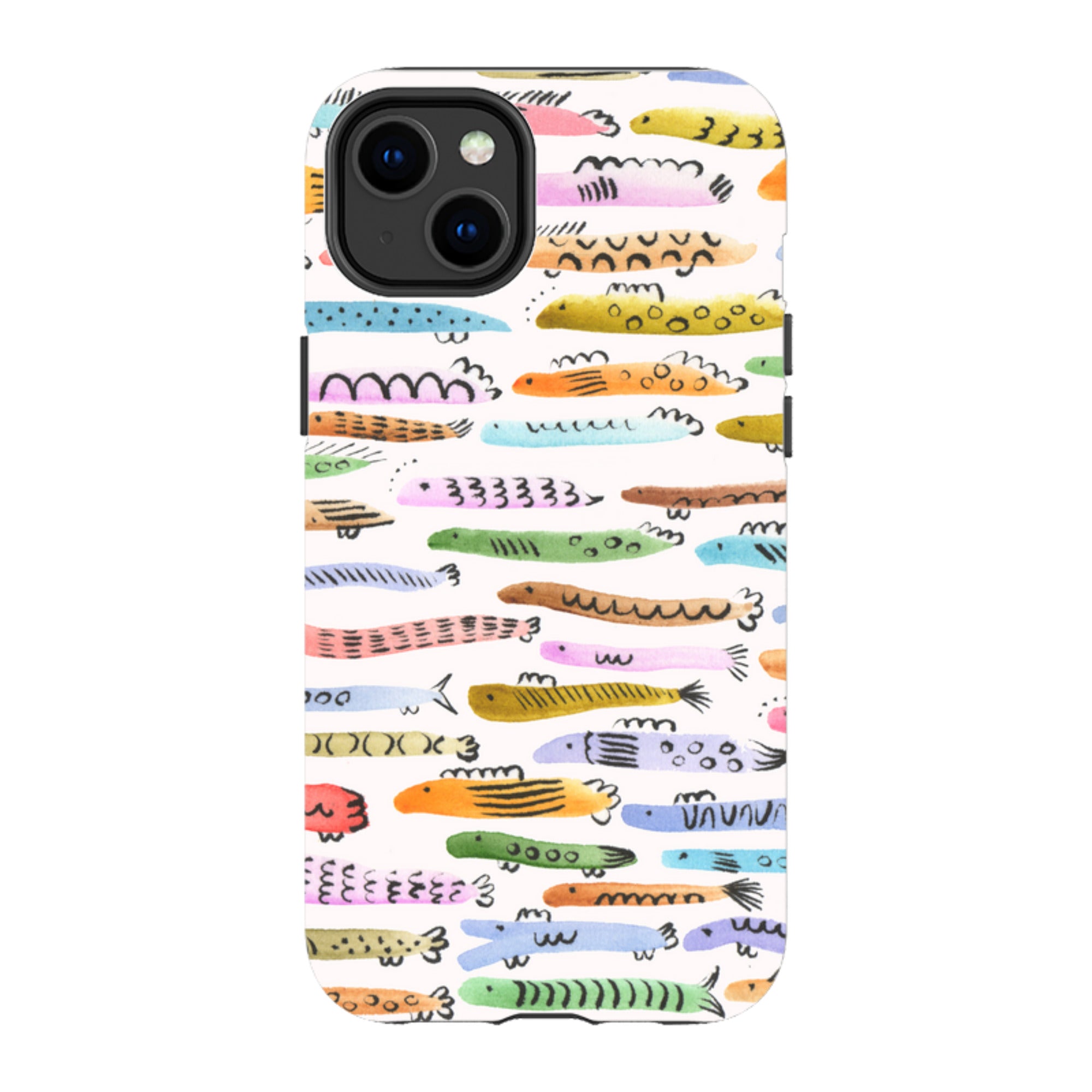 iPhone Tough Case - Colourful Fishes By Gabriela Larios