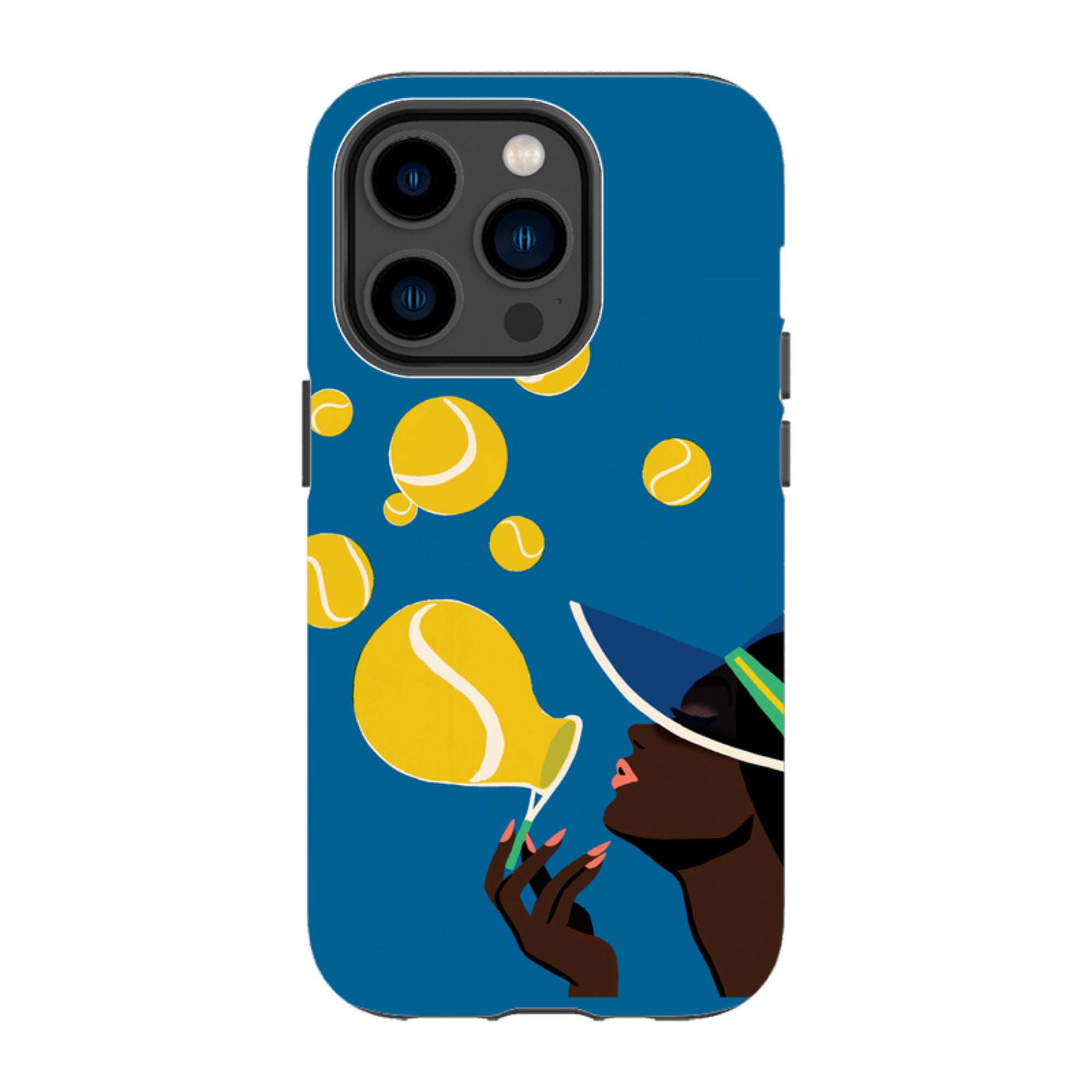 iPhone MagSafe Tough Case -  Court Bubbles By Paul Thurlby