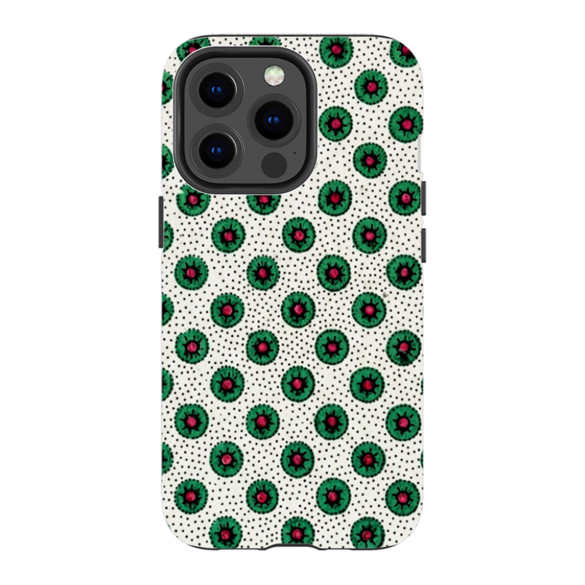 iPhone Tough Case - Green Medallion