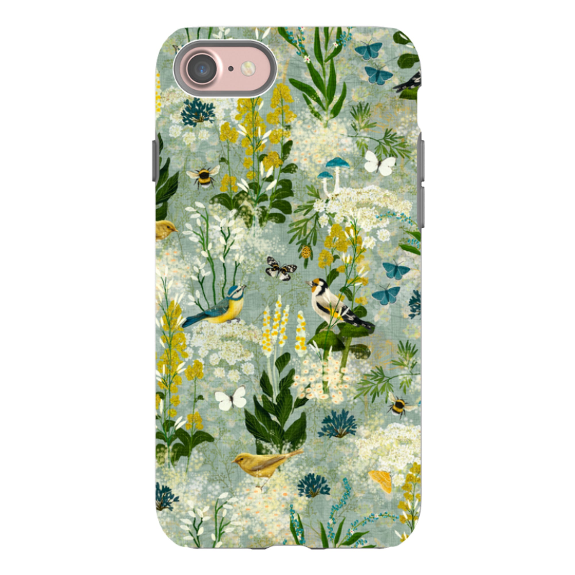 iPhone Tough Case - Song Bird Garden By Katherine Quinn