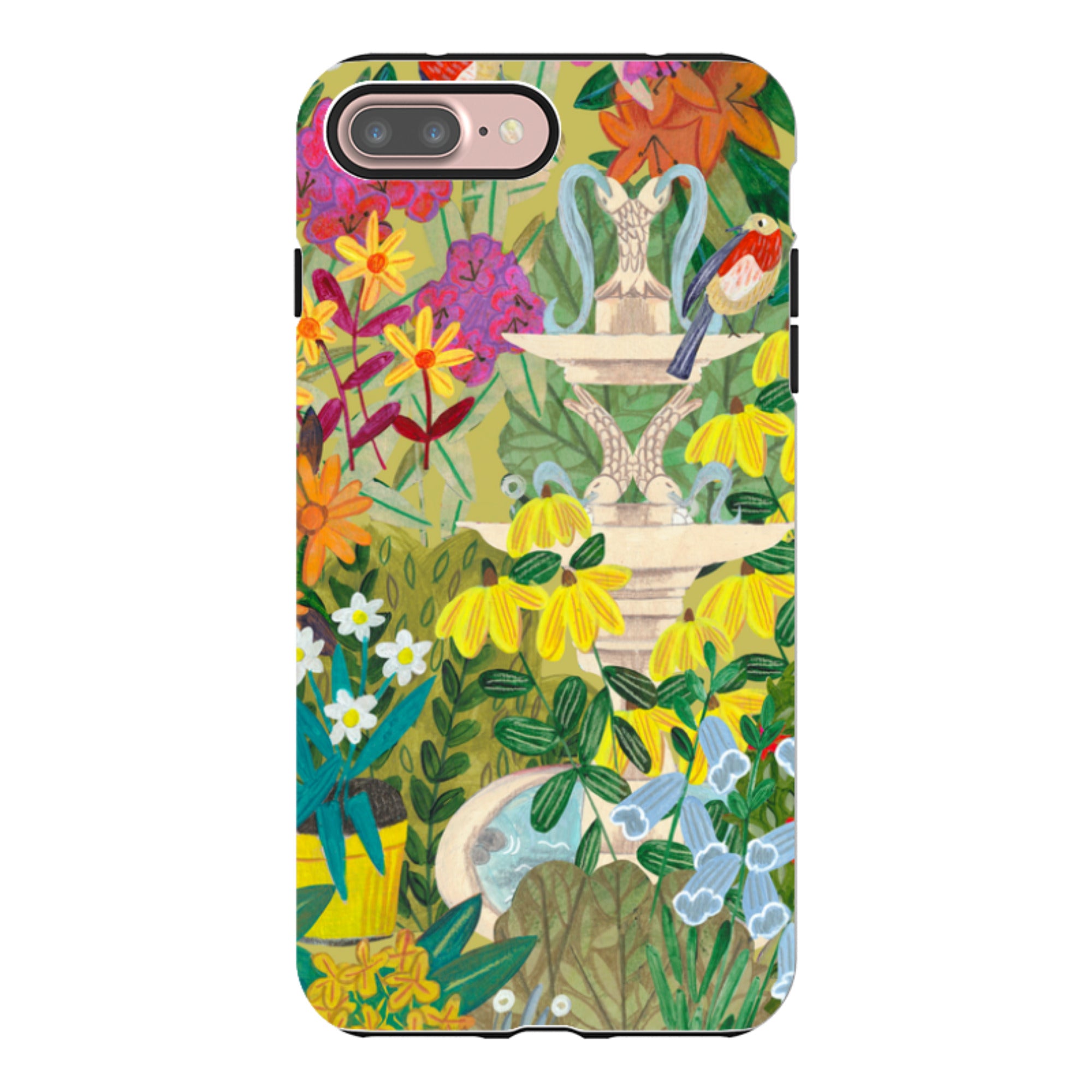 iPhone Tough Case - Floral Garden By Caroline Bonne Muller