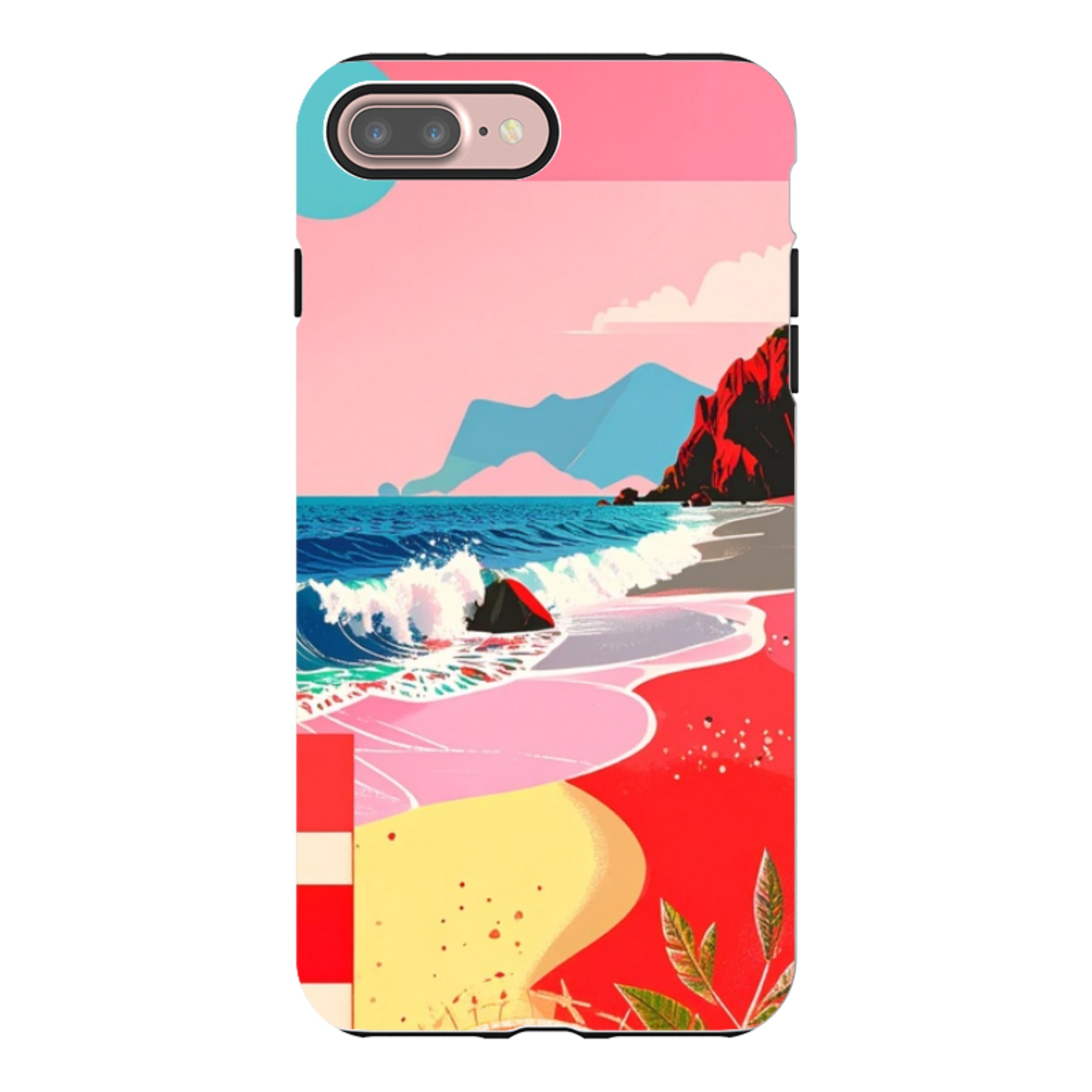 iPhone Tough Case - Red Beach