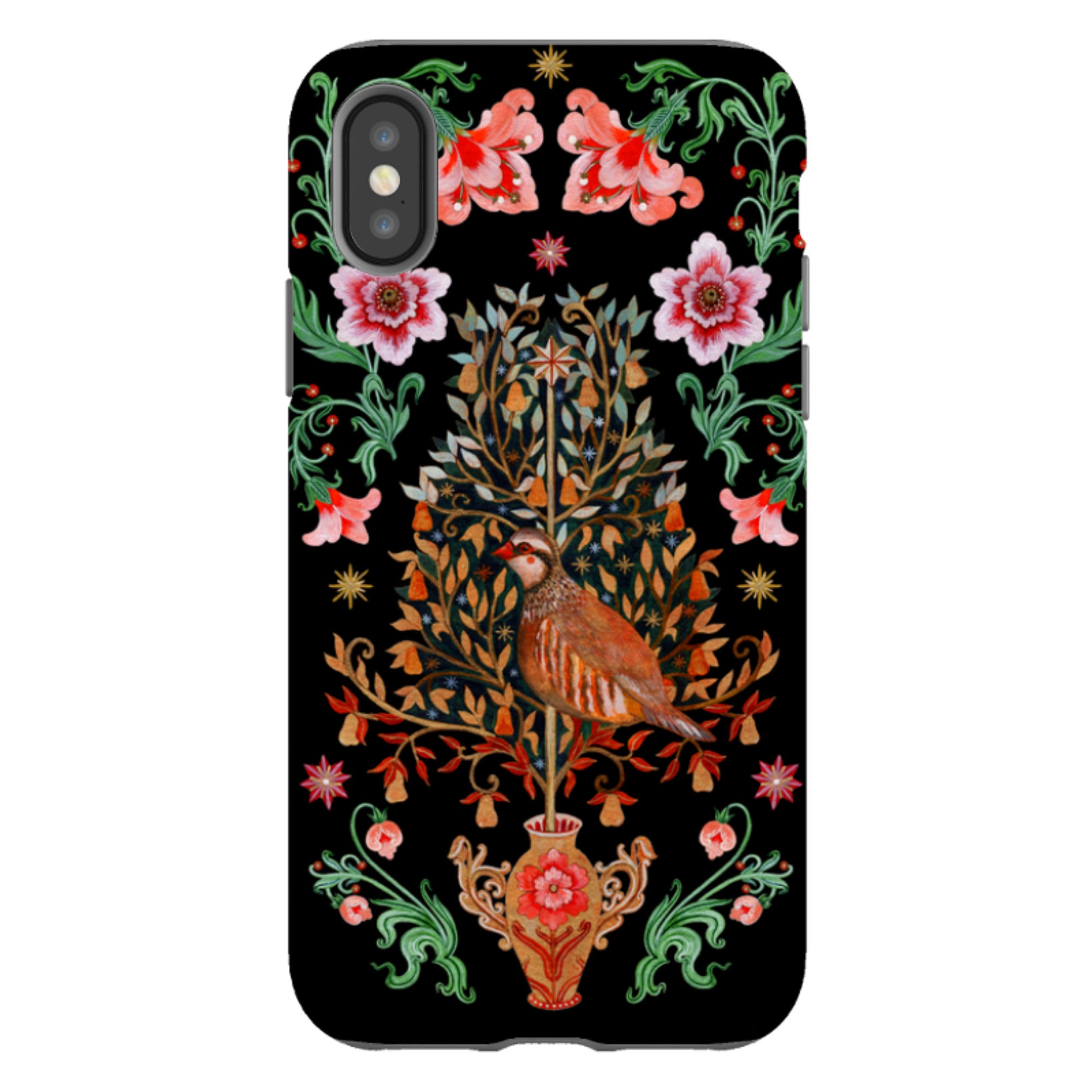 iPhone Tough  Case - Partridge Pear Tree By Maria Matos