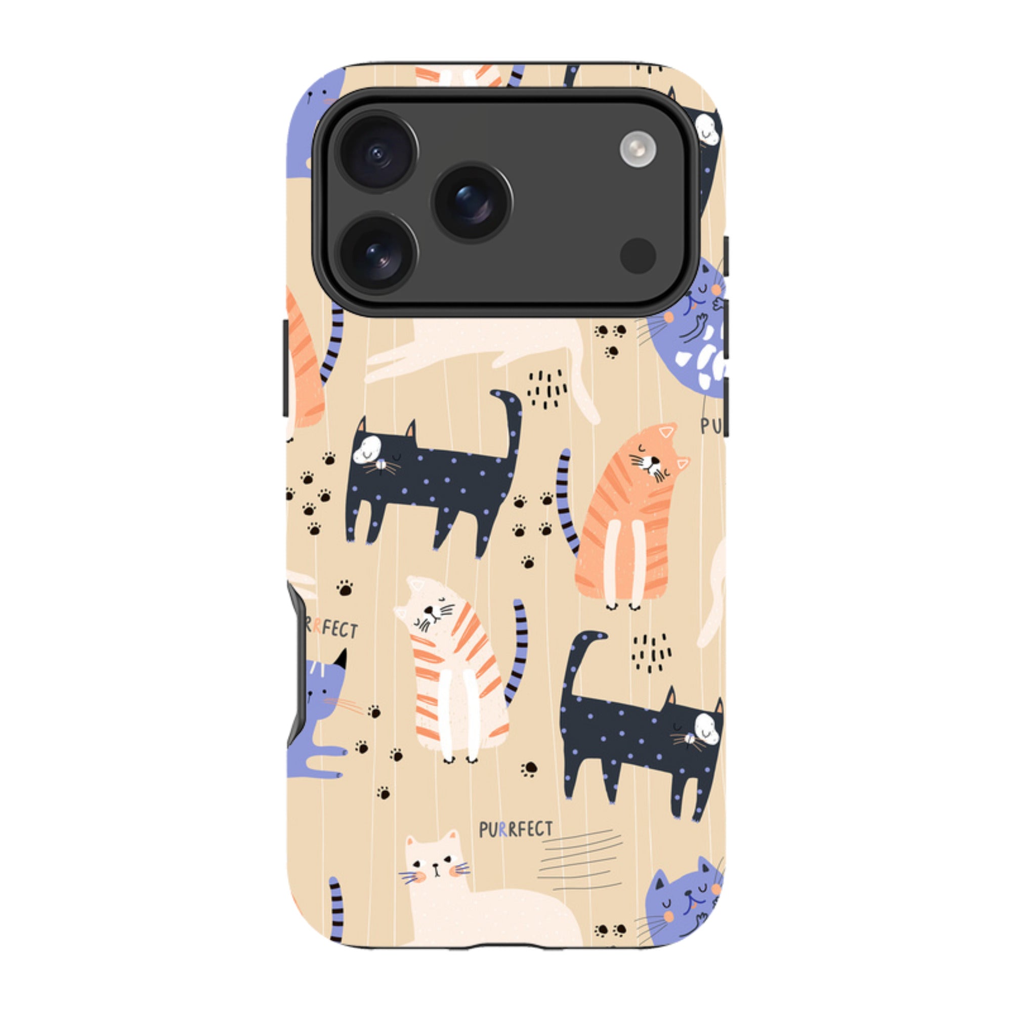 iPhone Tough Case - Purrfect