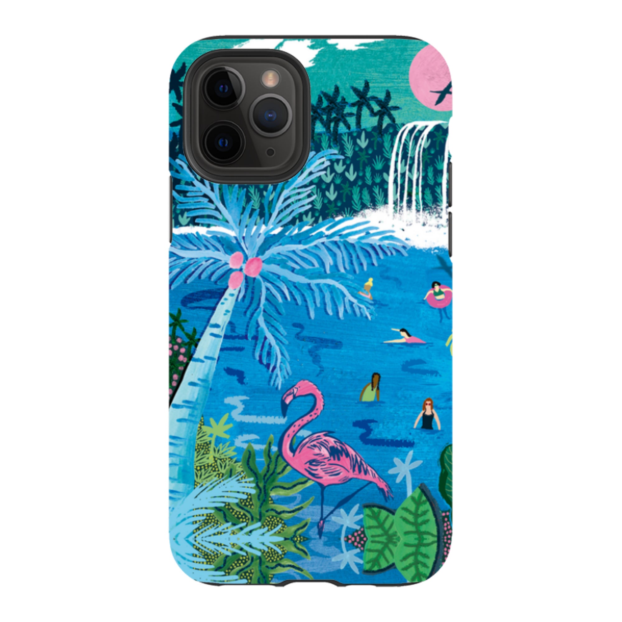 iPhone Tough Case - Palm Pool III By Emma Frances Grant
