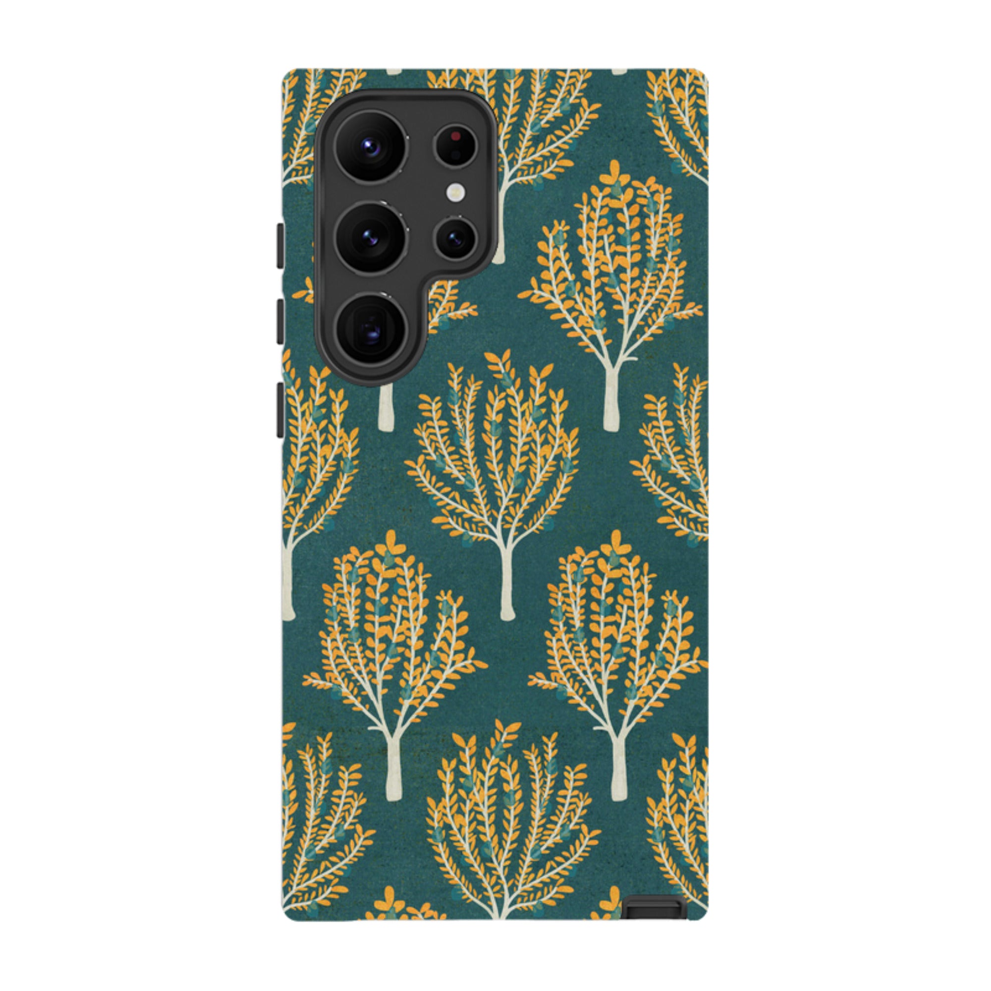 Samsung Tough Case - Pear Trees Teal By Katherine Quinn