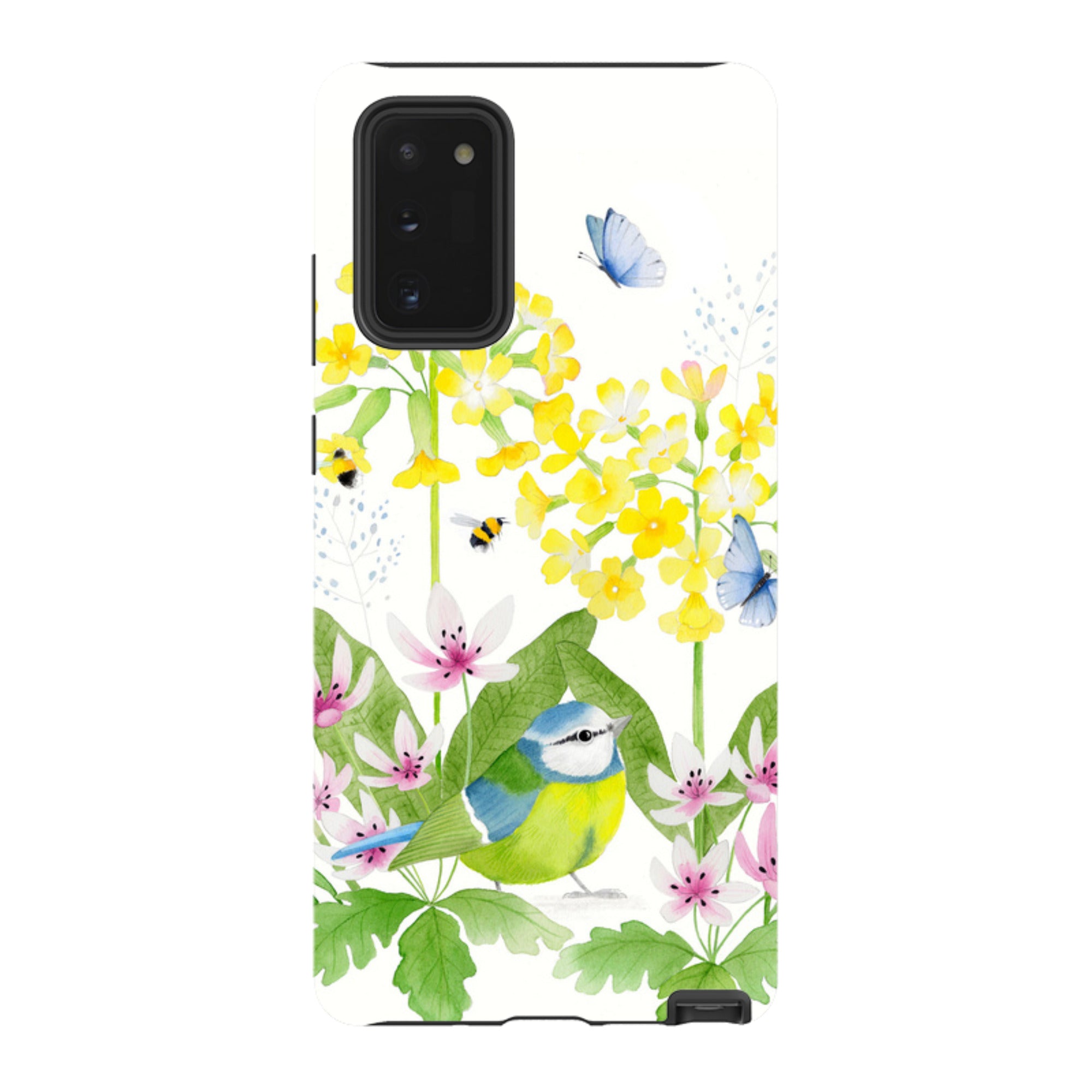 Samsung Tough Case - Blue Tit Garden By Bex Parkin