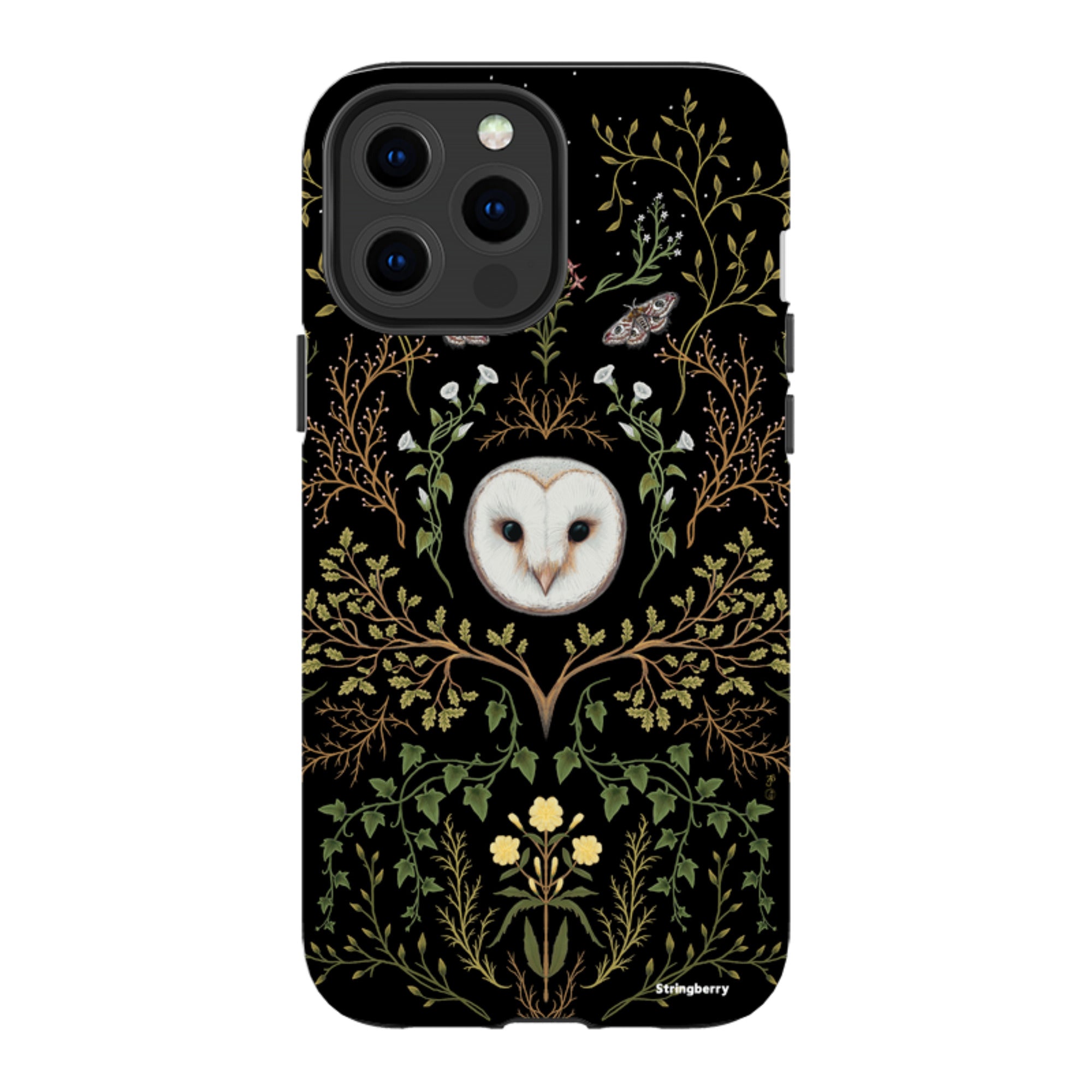 iPhone Tough Case - Owl Pattern By Anna Stead