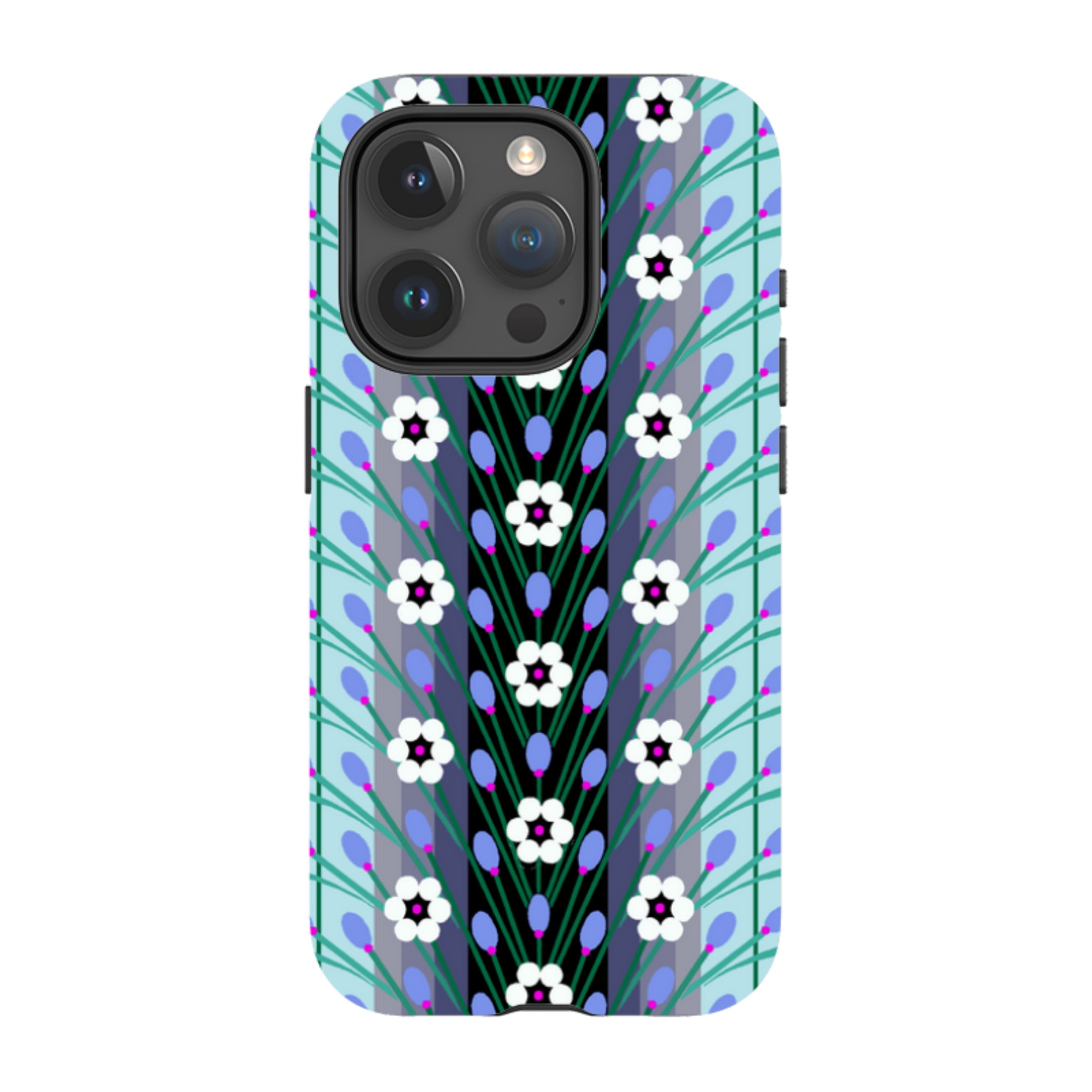iPhone MagSafe Tough Case - Lavender Blue By Cressida Bell