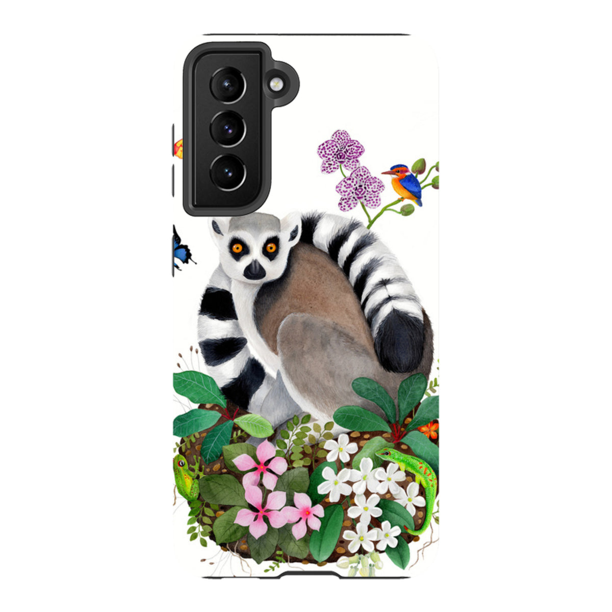 Samsung Tough Case - Madagascar Lemur By Bex Parkin