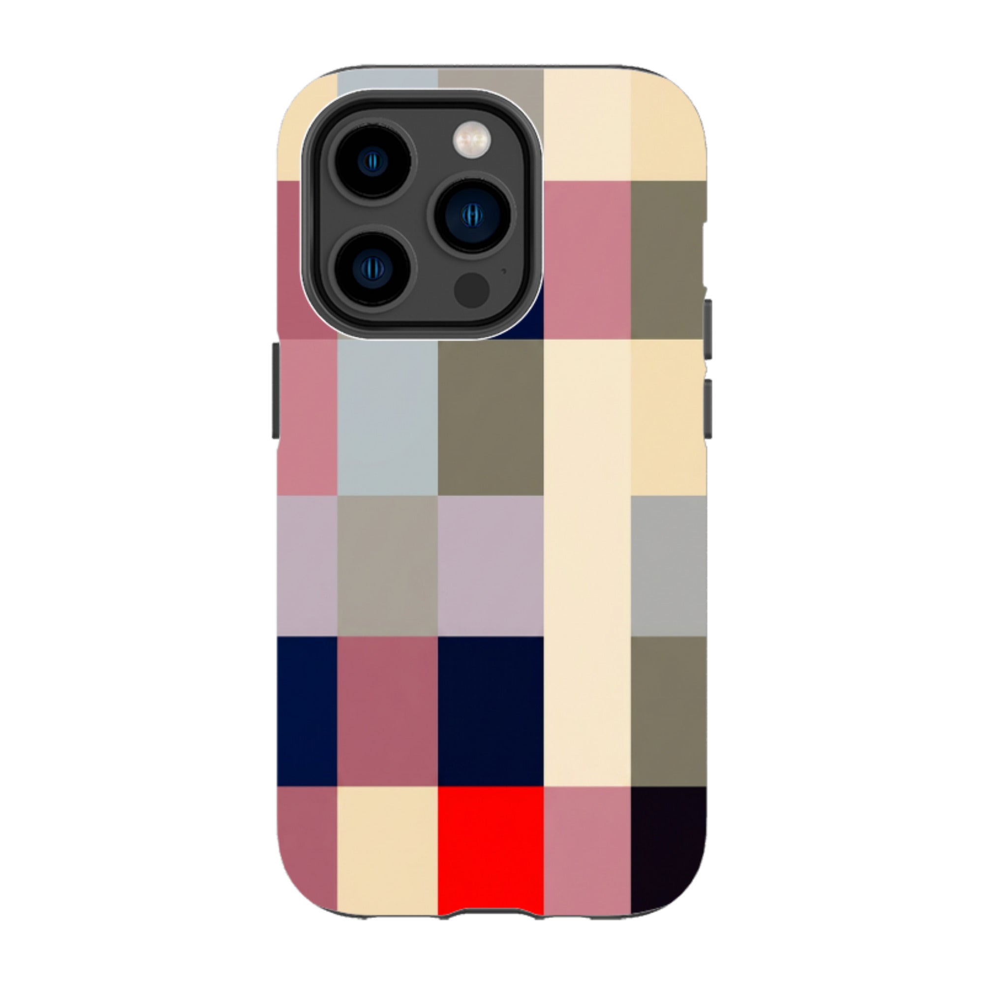 iPhone Tough Case - Retro Plaid